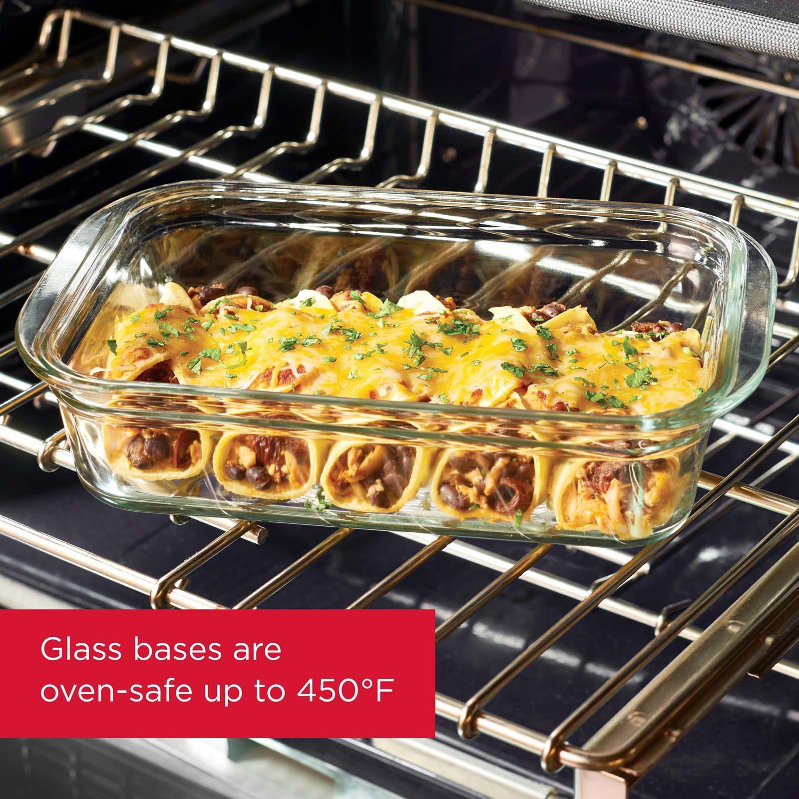Brilliance Glass Food Storage Containers, 10-pieces BPA-Free 5 Brilliance Glass Food Storage Containers, 10-pieces BPA-Free