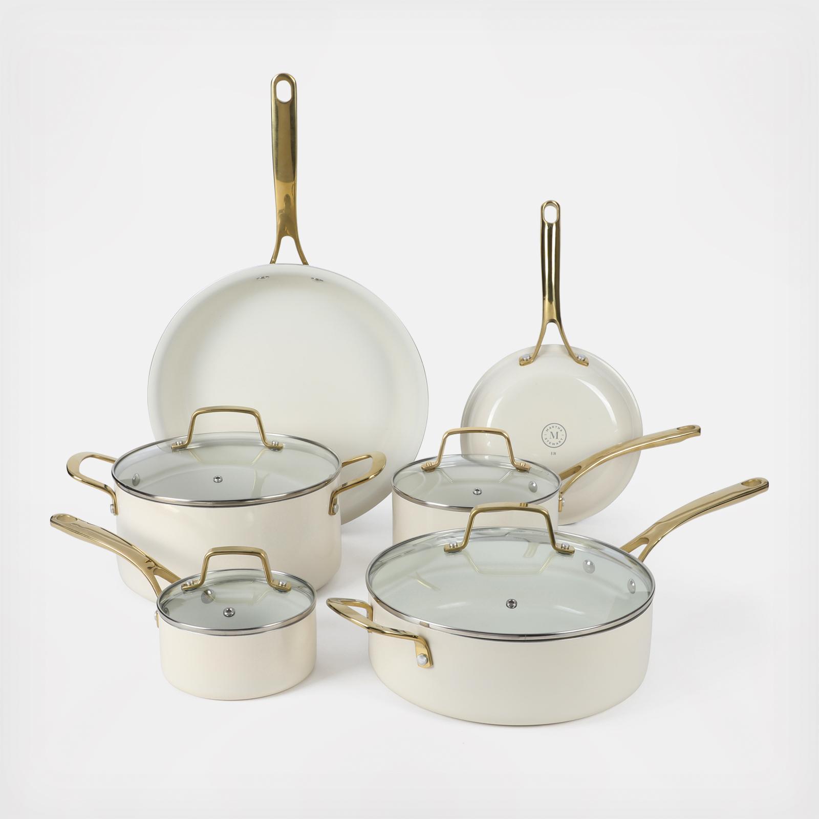 Lockton Premium Nonstick Ceramic 10-Piece Cookware Set 12 Lockton Premium Nonstick Ceramic 10-Piece Cookware Set