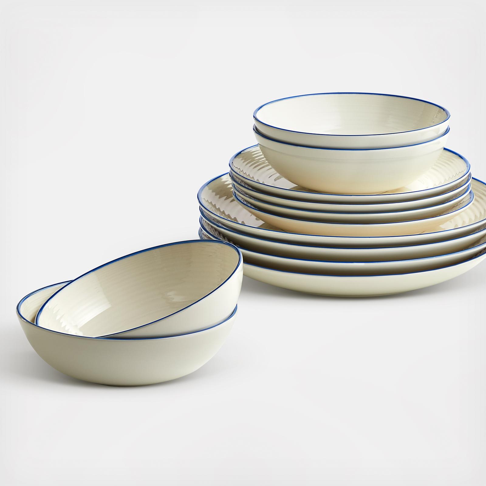 Gordon Ramsay Maze Denim Line 12-Piece Dinnerware Set, Service for 4 17 Gordon Ramsay Maze Denim Line 12-Piece Dinnerware Set, Service for 4