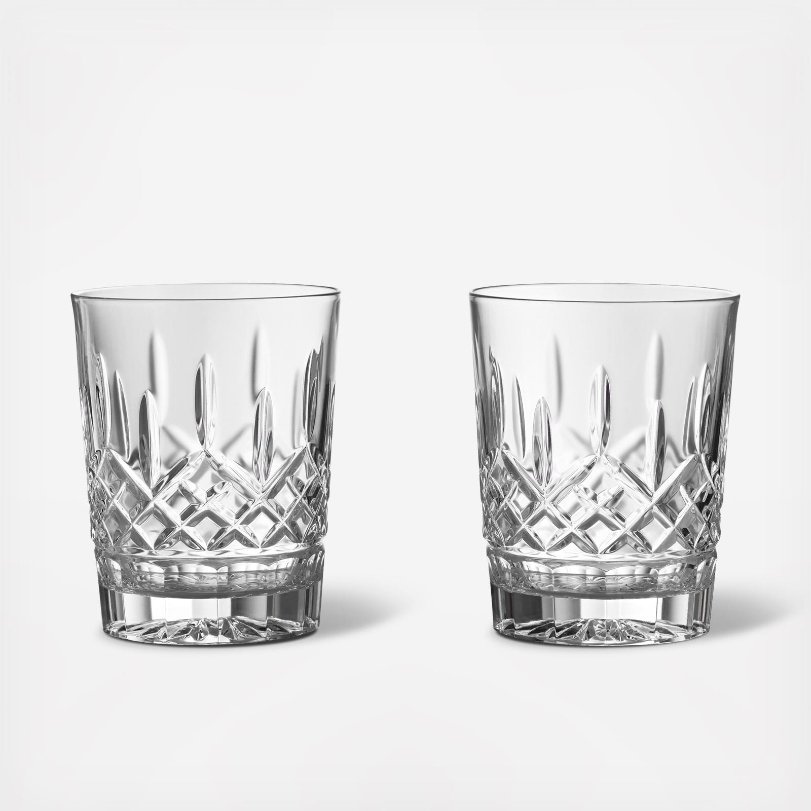 Lismore Double Old Fashioned Glass, Set of 2 with Gift Box 2 Lismore Double Old Fashioned Glass, Set of 2 with Gift Box