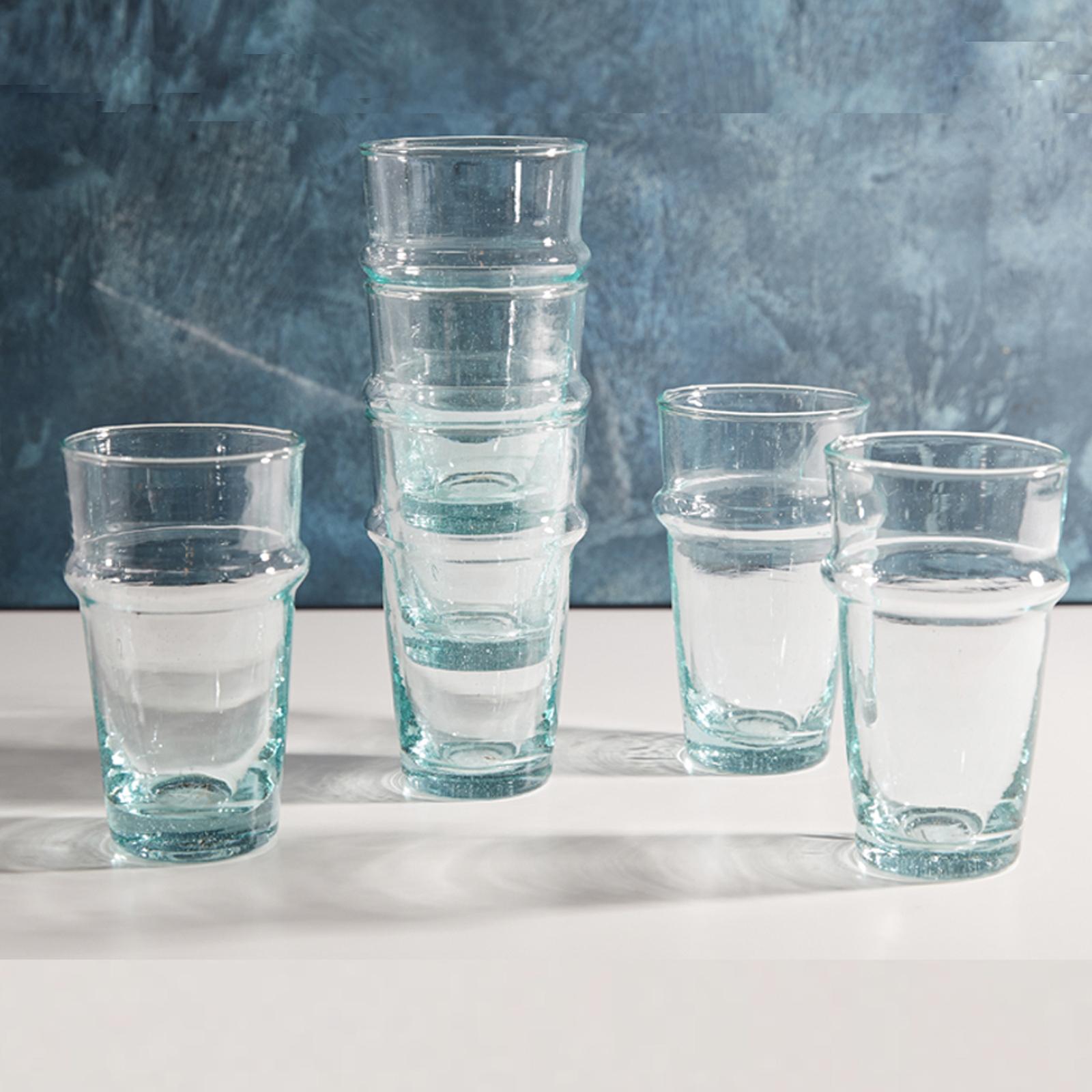 Moroccan Beldi Stacking Glass, Set of 6