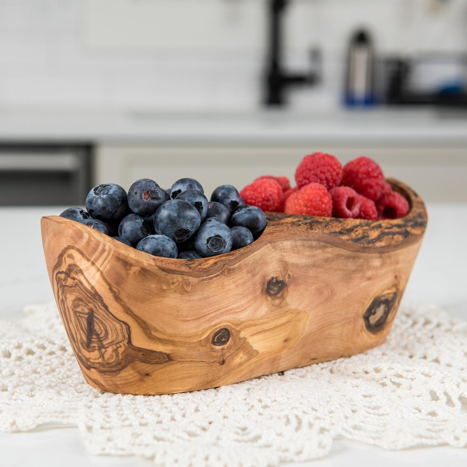Olive Wood Rustic Dish 3 Olive Wood Rustic Dish