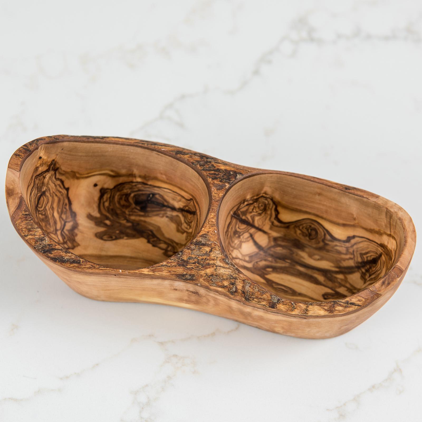 Olive Wood Rustic Dish