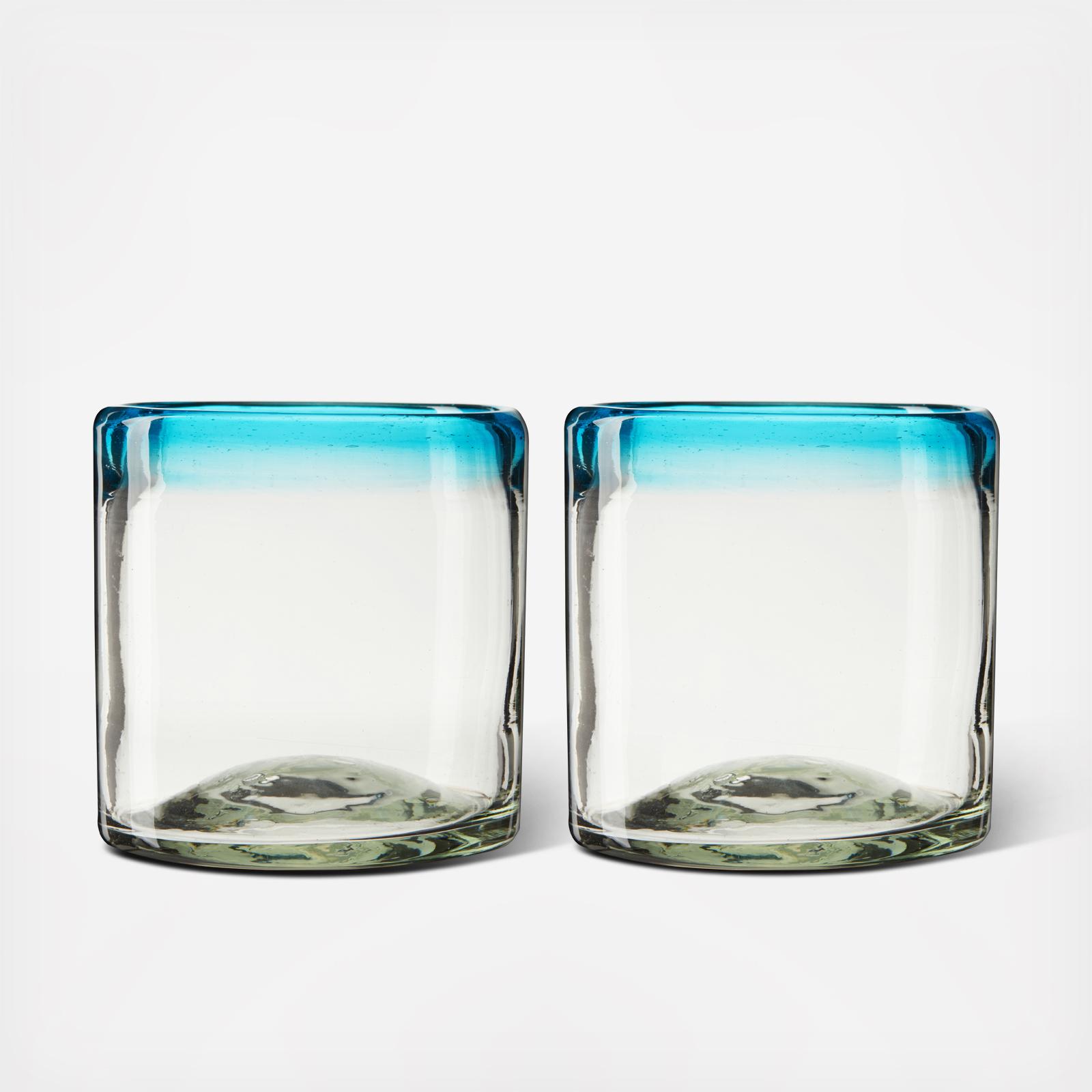 Primavera Recycled Short Tumbler, Set of 2 2 Primavera Recycled Short Tumbler, Set of 2