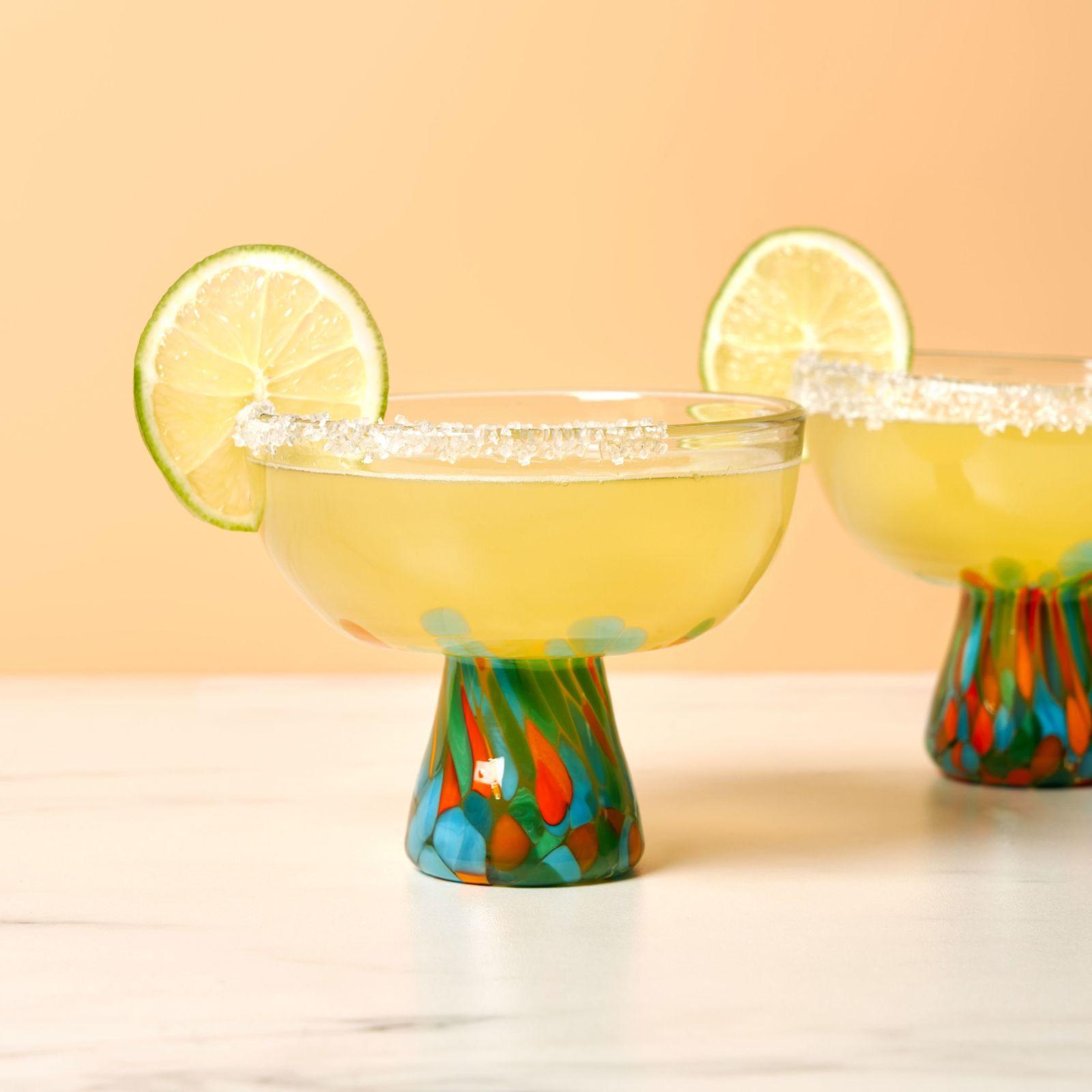 Segunda Vida Viajar Margarita Glass, Set of 2 8 Segunda Vida Viajar Margarita Glass, Set of 2