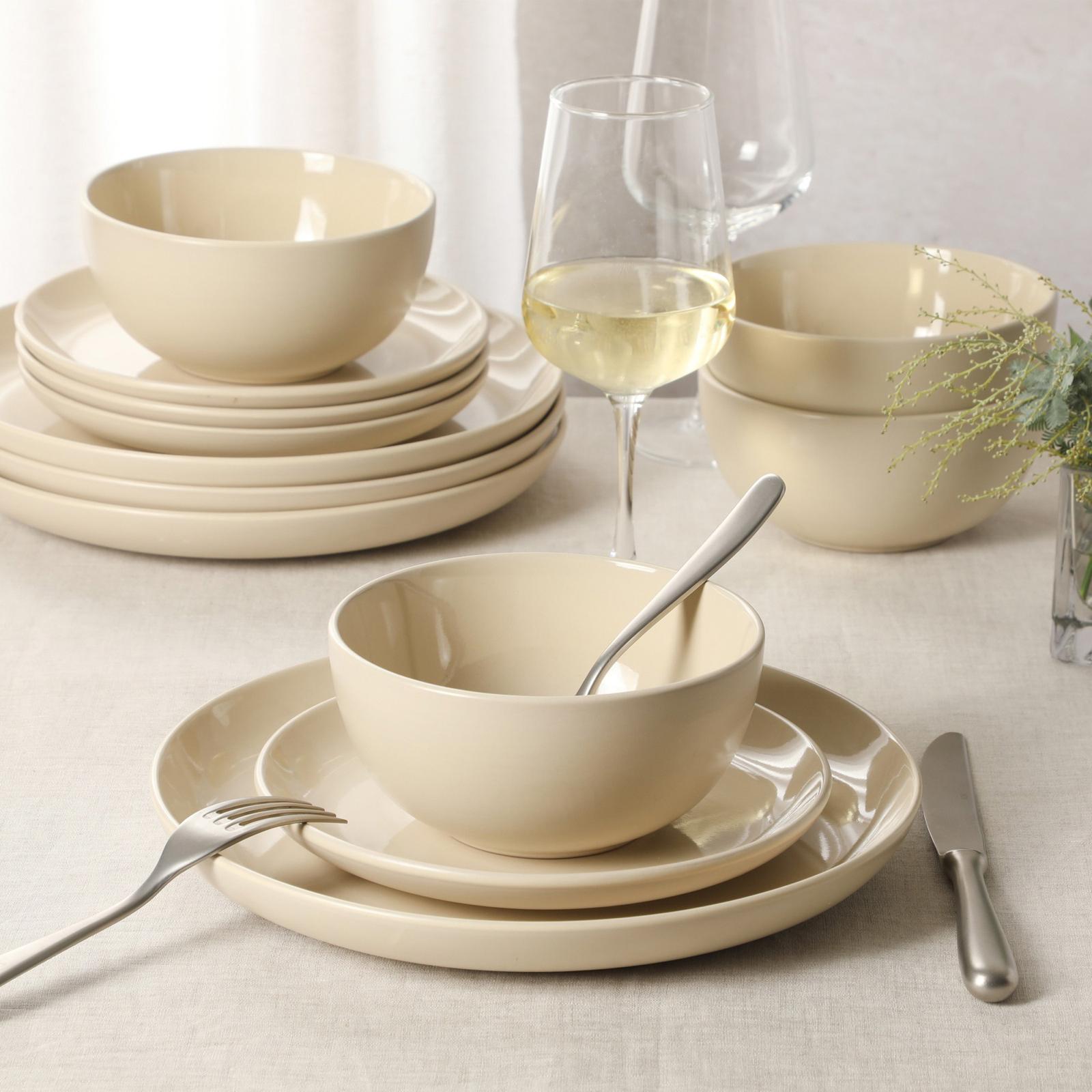 Rockaway 12-Piece Reactive Glaze Dinnerware Set, Service for 4 10 Rockaway 12-Piece Reactive Glaze Dinnerware Set, Service for 4