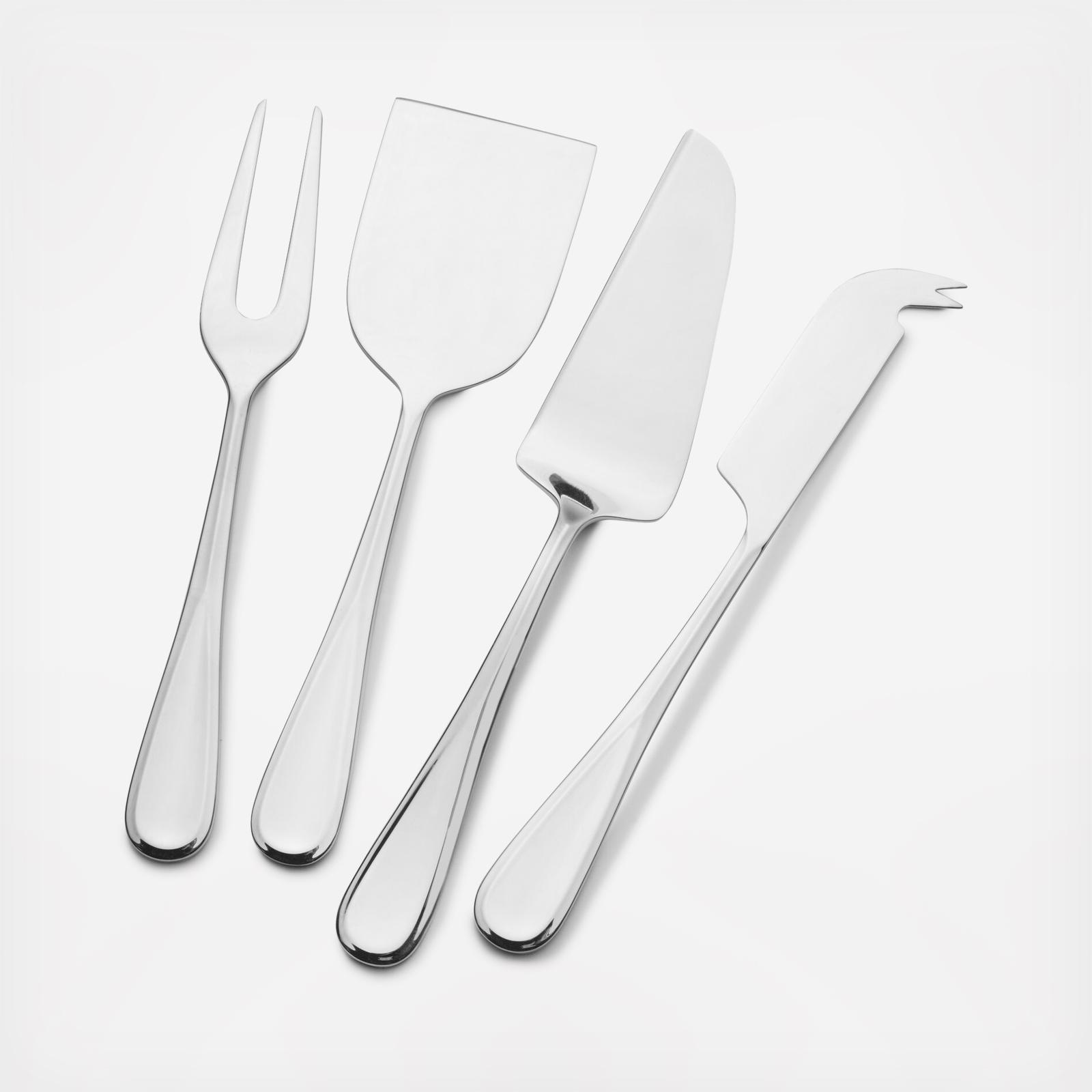 Bravo 4-Piece Stainless Steel Cheese Set 14 Bravo 4-Piece Stainless Steel Cheese Set