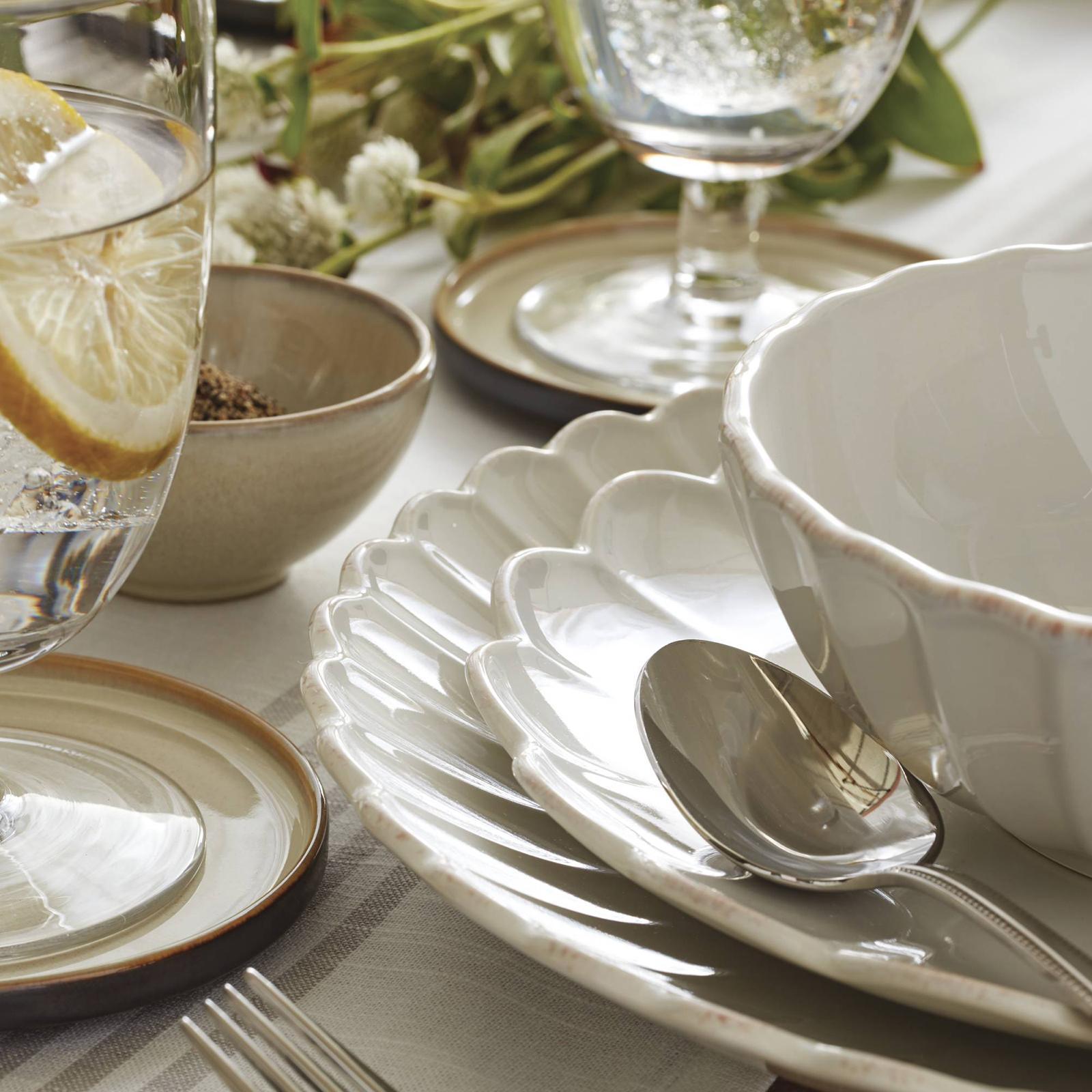French Perle Scallop 4-Piece Place Setting, Service for 1 8 French Perle Scallop 4-Piece Place Setting, Service for 1