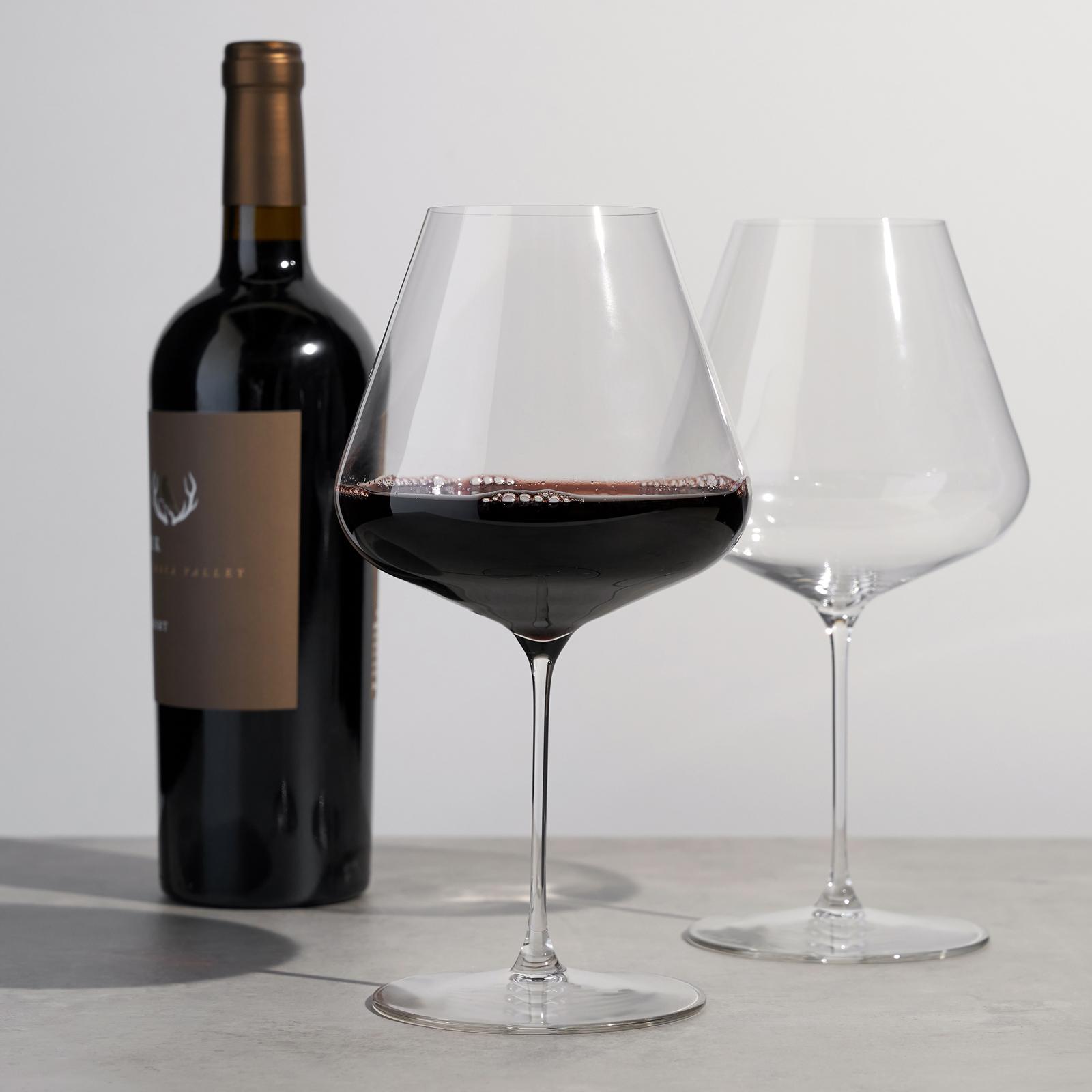 Definition Burgundy Wine Glass, Set of 2 11 Definition Burgundy Wine Glass, Set of 2