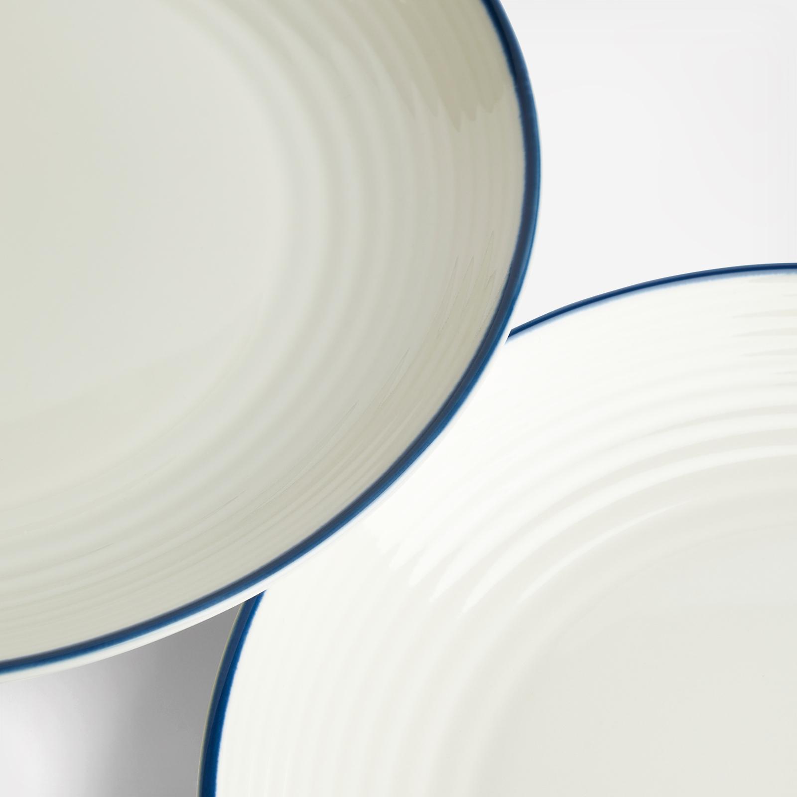 Gordon Ramsay Maze Denim Line Salad Plate, Set of 4 3 Gordon Ramsay Maze Denim Line Salad Plate, Set of 4