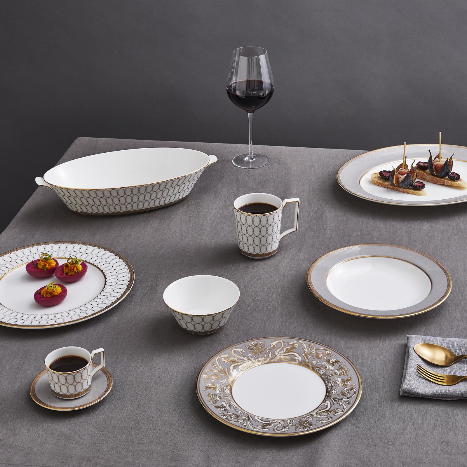 Renaissance Grey 5-Piece Place Setting, Service for 1 3 Renaissance Grey 5-Piece Place Setting, Service for 1