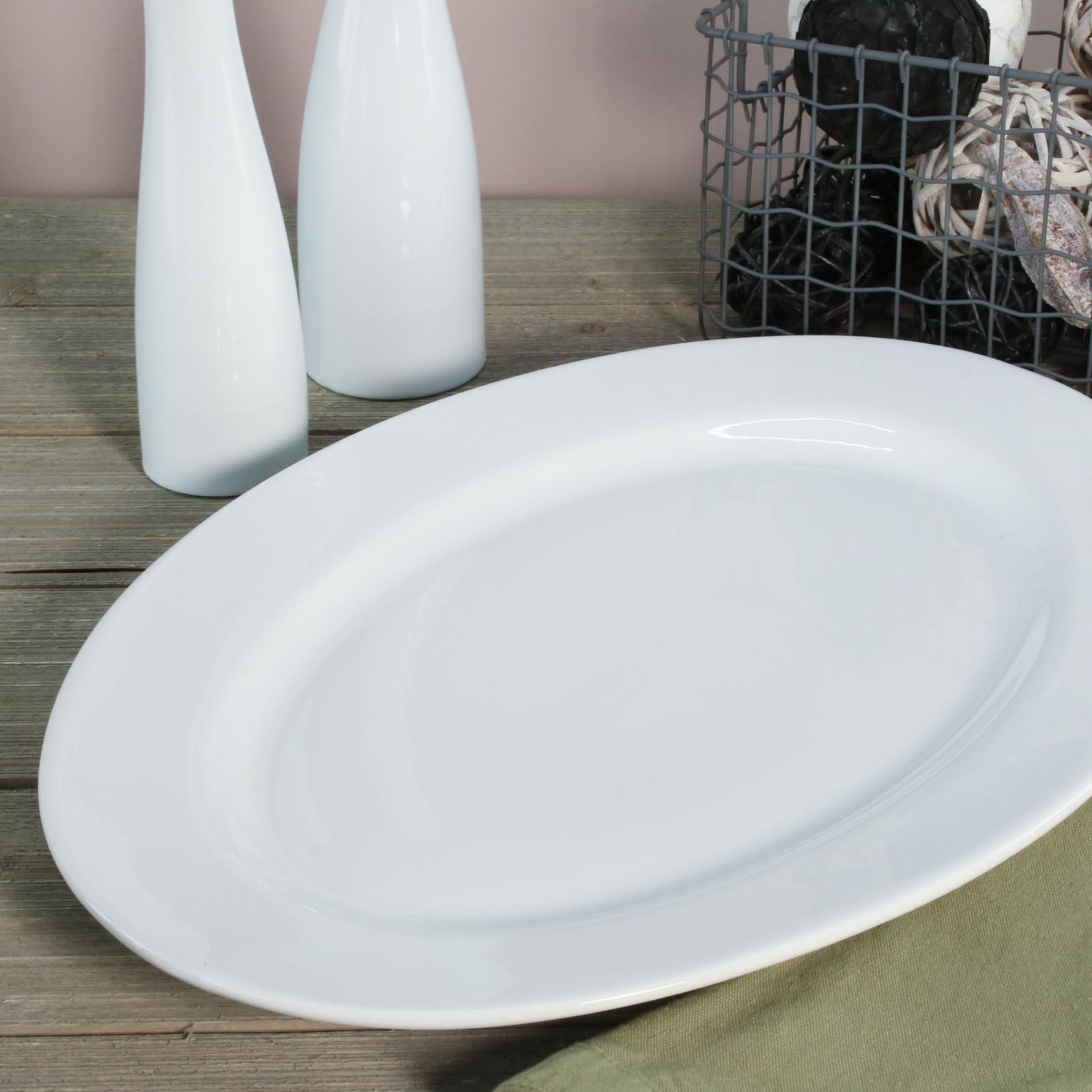 Porcelain Oval Serving Platter 3 Porcelain Oval Serving Platter