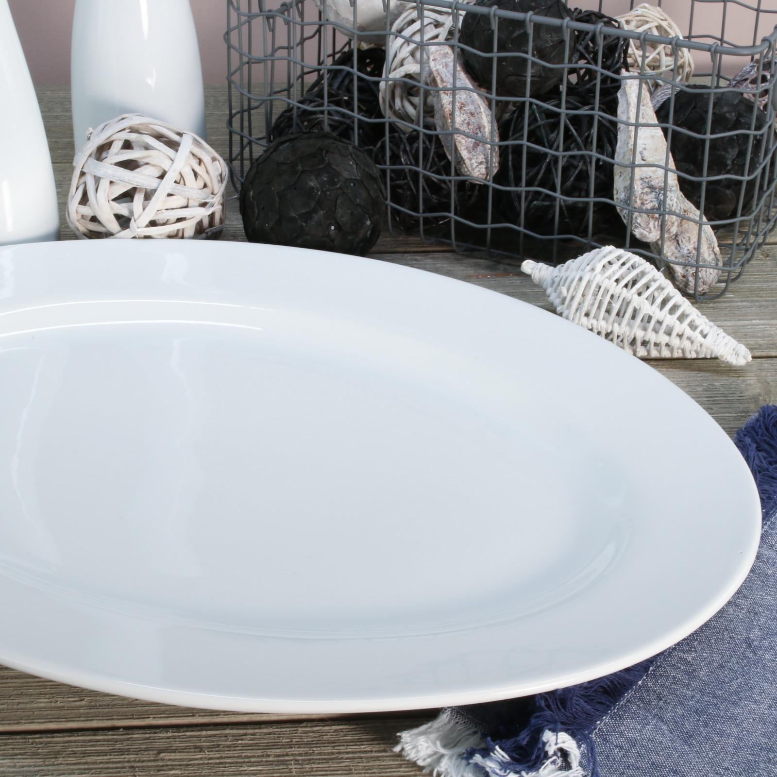 Porcelain Oval Serving Platter 6 Porcelain Oval Serving Platter