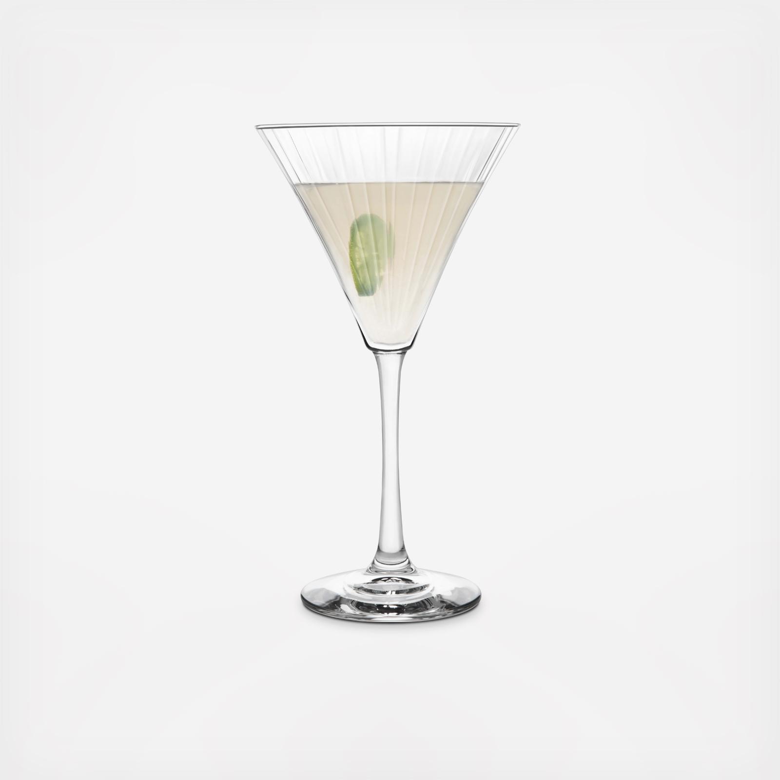 Sutherland Paneled Martini Glass, Set of 4 4 Sutherland Paneled Martini Glass, Set of 4