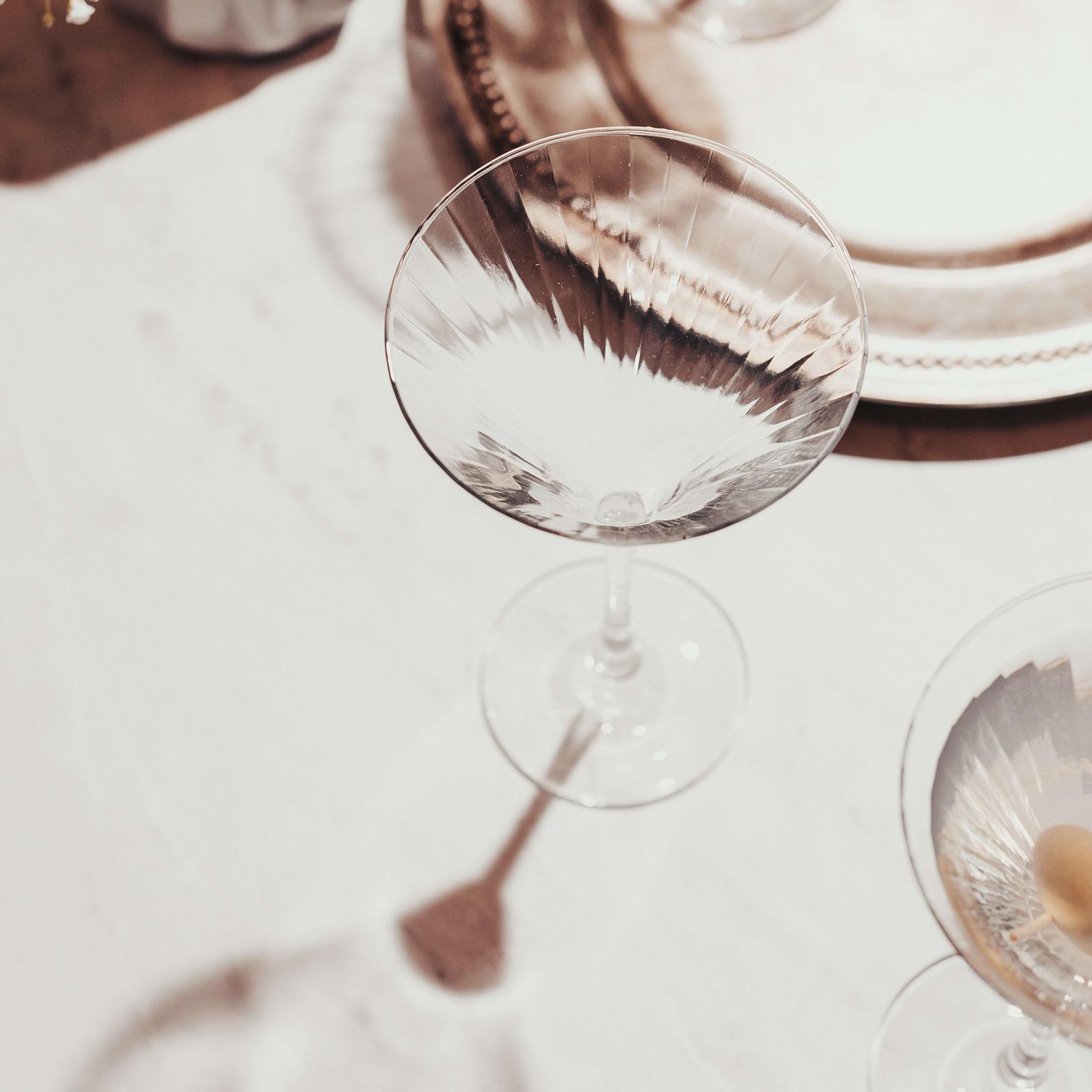 Sutherland Paneled Martini Glass, Set of 4 6 Sutherland Paneled Martini Glass, Set of 4
