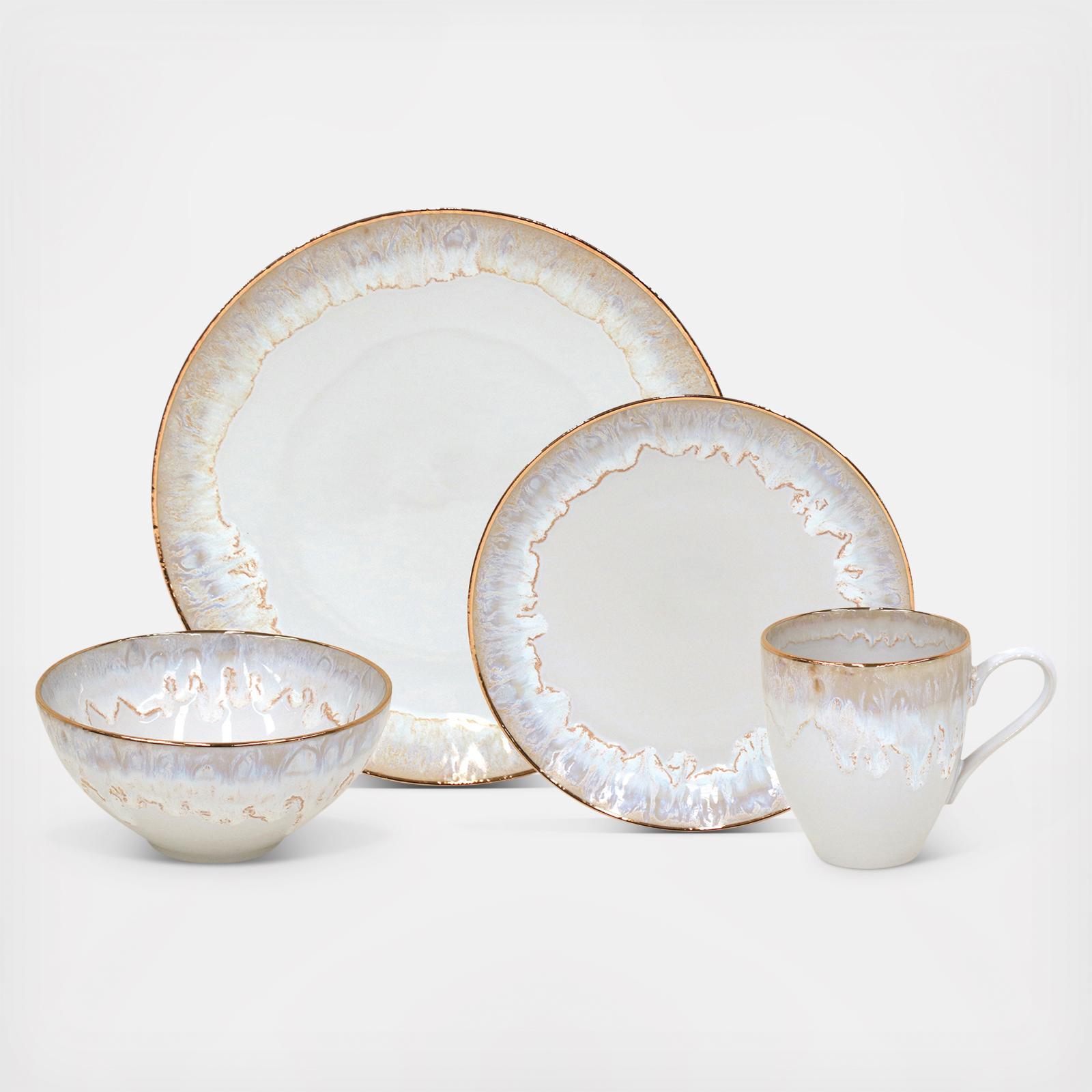Taormina 4-Piece Place Setting with Cereal Bowl, Service for 1 16 Taormina 4-Piece Place Setting with Cereal Bowl, Service for 1