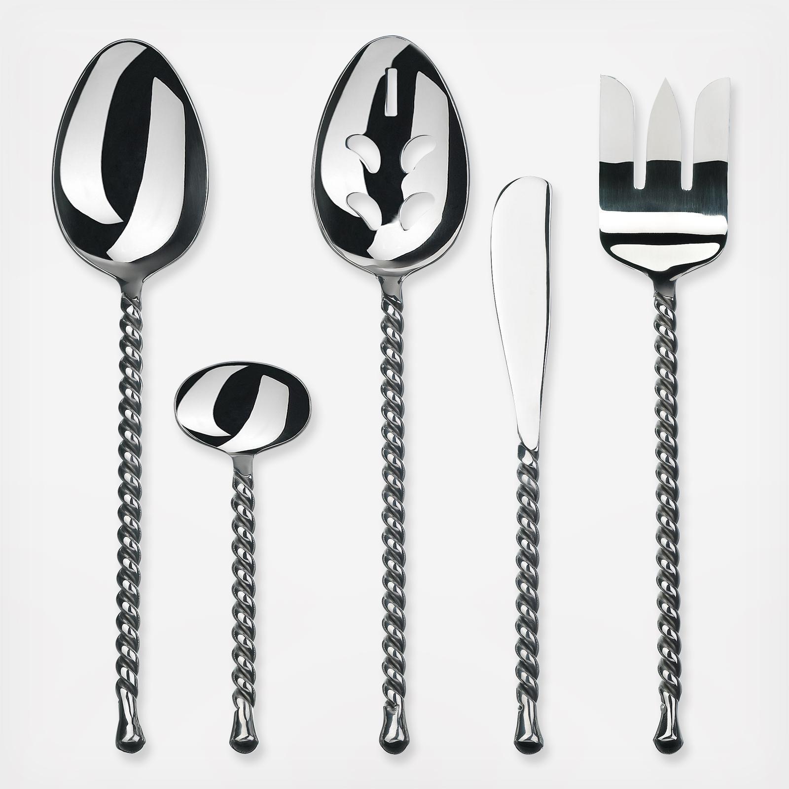Silver Tear 5-Piece Hostess Set 17 Silver Tear 5-Piece Hostess Set