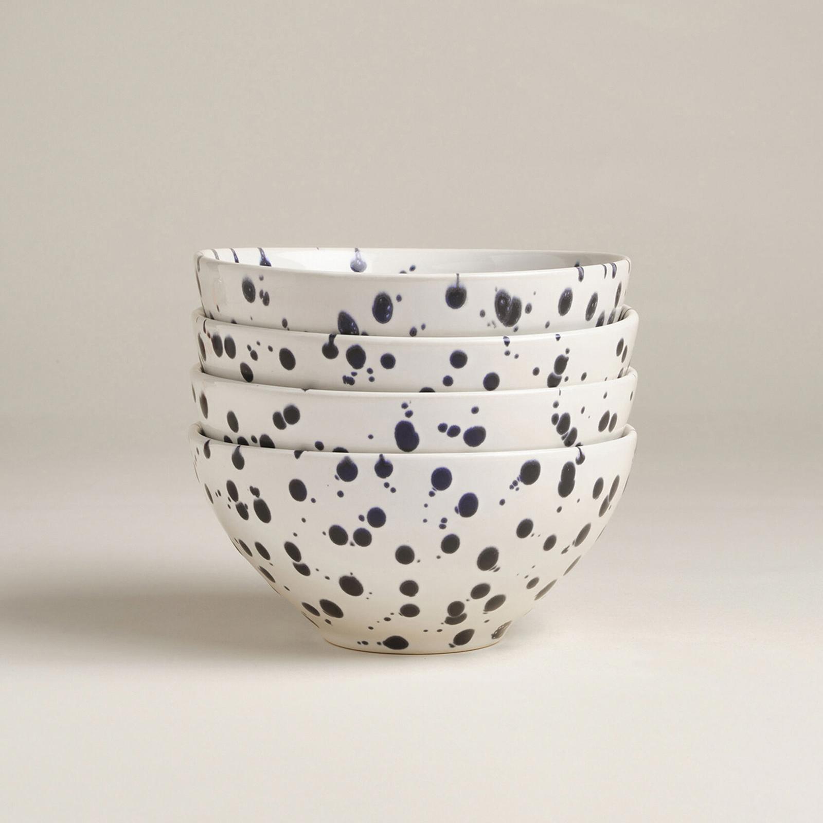 Splatter Cereal Bowl, Set of 4 1 Splatter Cereal Bowl, Set of 4