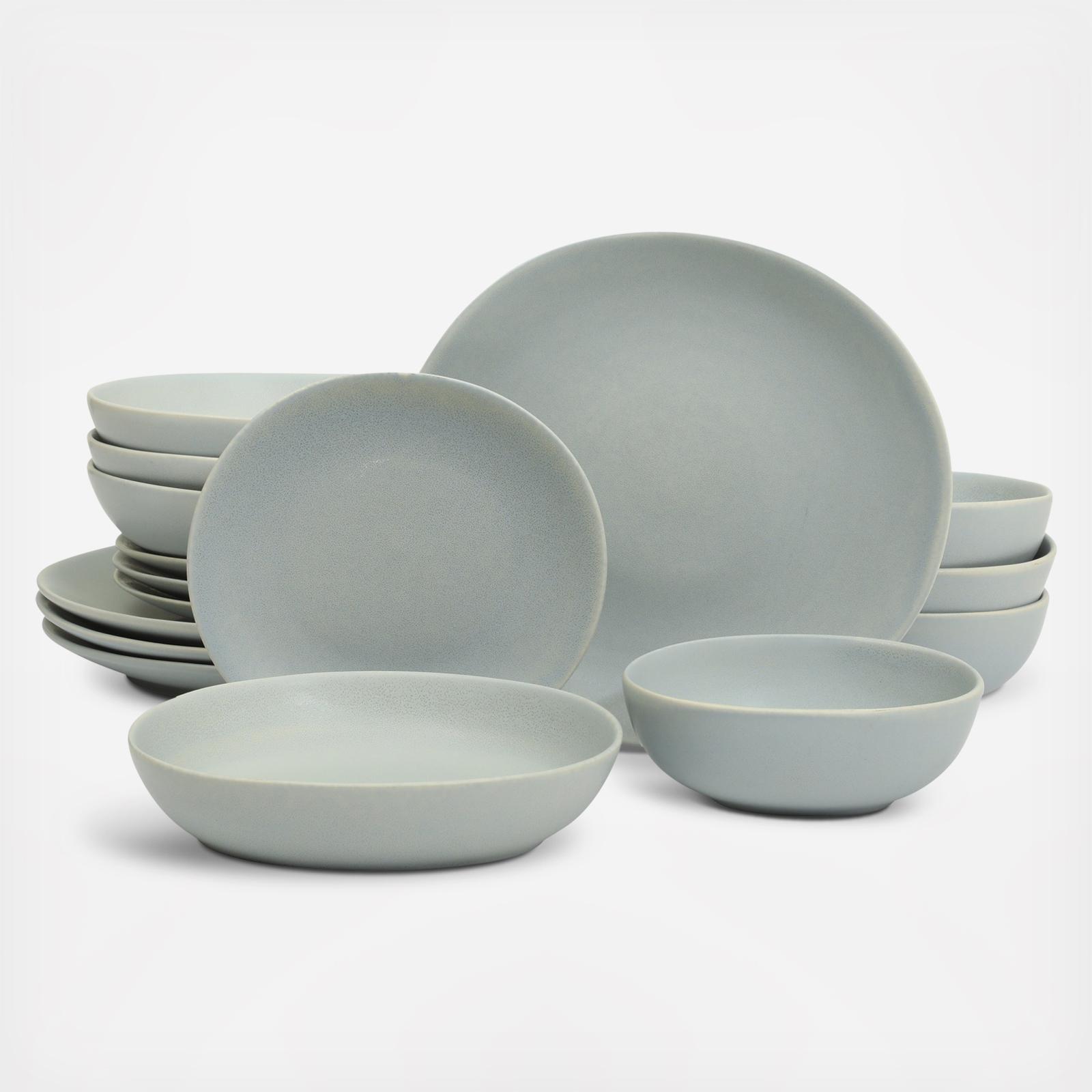 Zion Mist 16-Piece Dinnerware Set, Service for 4