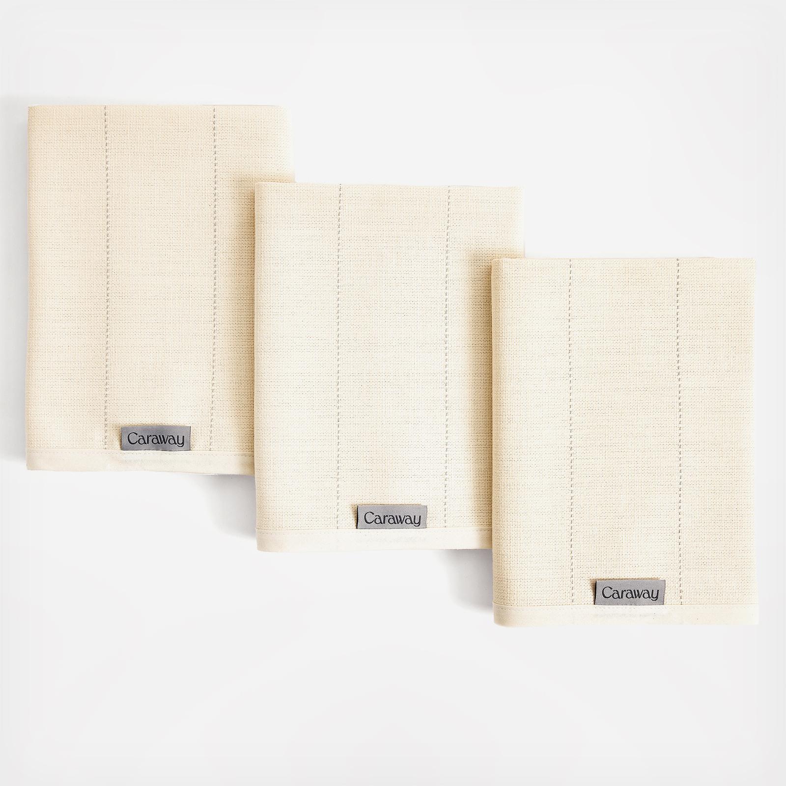 3-Piece Organic Cotton Tea Towels Trio 16 3-Piece Organic Cotton Tea Towels Trio