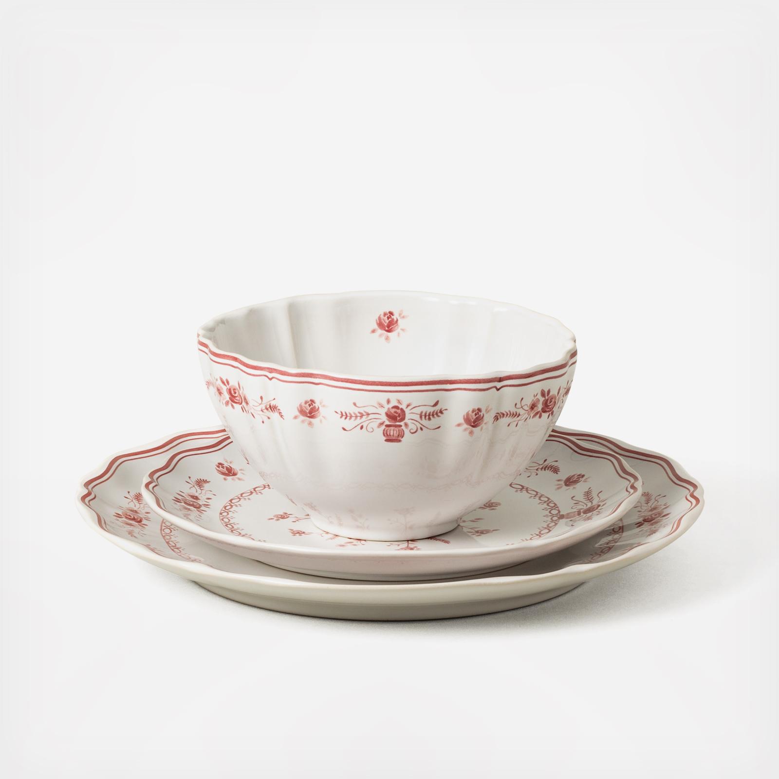 Vila 3-Piece Place Setting with Cereal Bowl, Service for 1 3 Vila 3-Piece Place Setting with Cereal Bowl, Service for 1