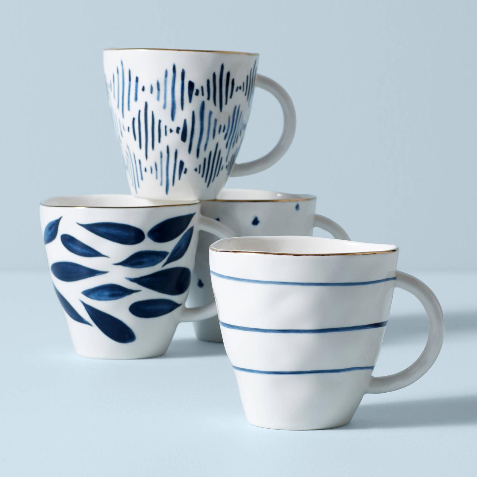 Blue Bay Dessert Coffee Mug, Set of 4 8 Blue Bay Dessert Coffee Mug, Set of 4