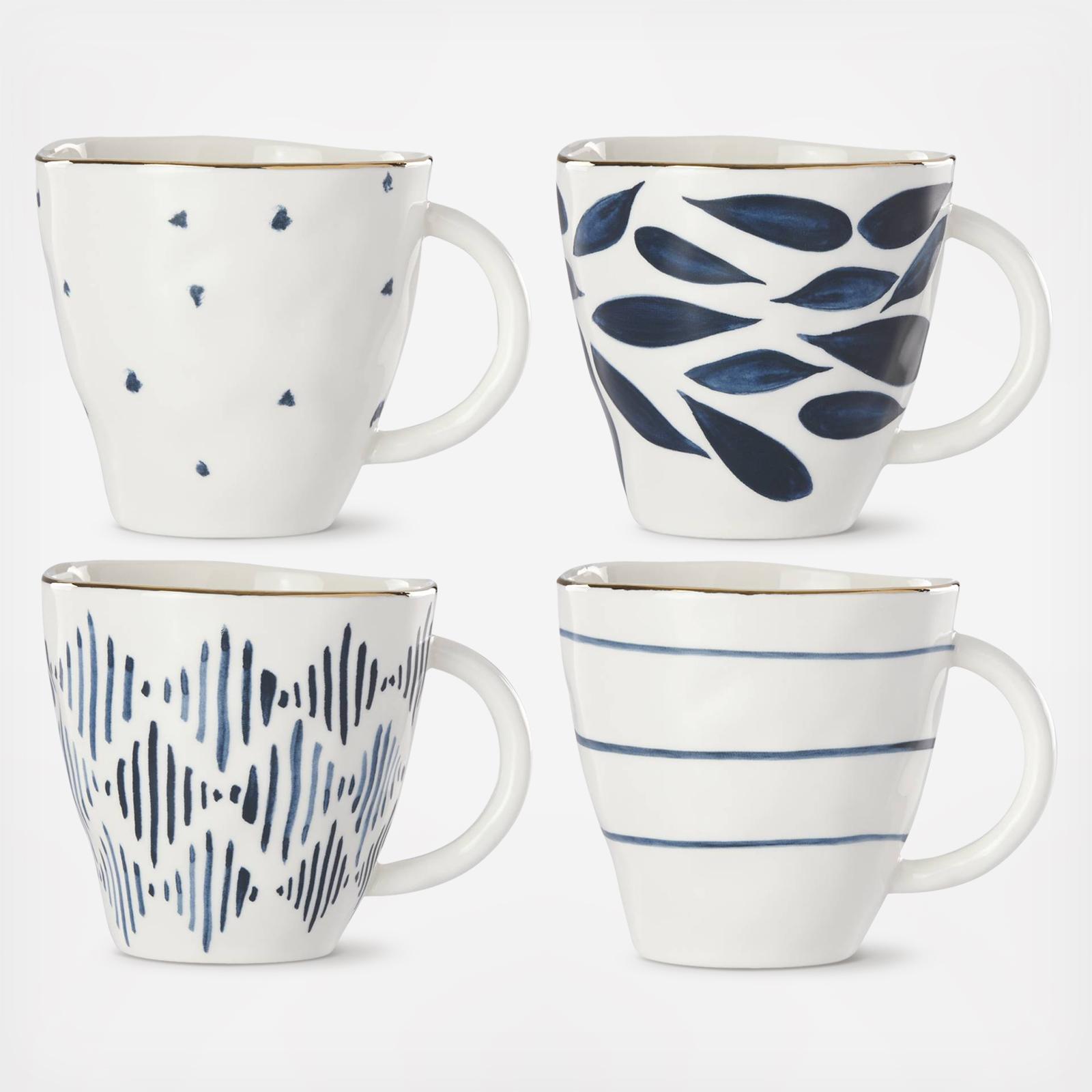 Blue Bay Dessert Coffee Mug, Set of 4 2 Blue Bay Dessert Coffee Mug, Set of 4