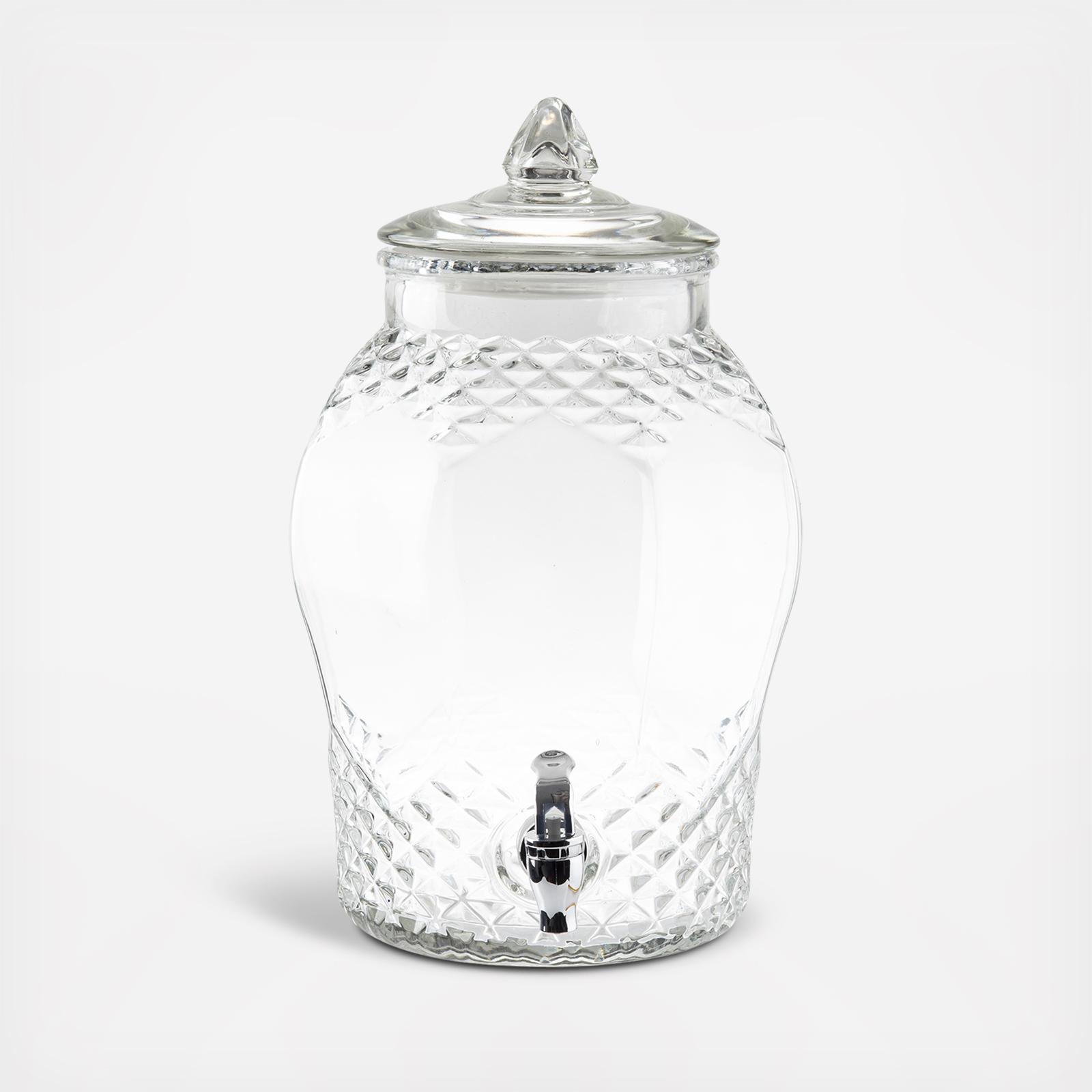 Decorative Glass Beverage Dispenser