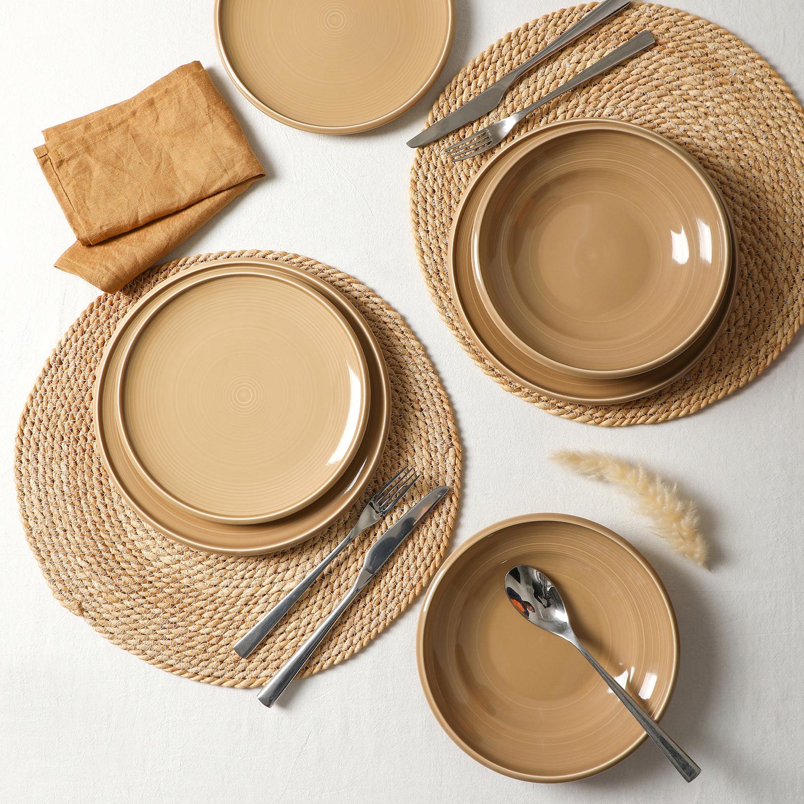 Earth & Clay Harmony 24-Piece Dinnerware Set, Service for 8 2 Earth & Clay Harmony 24-Piece Dinnerware Set, Service for 8