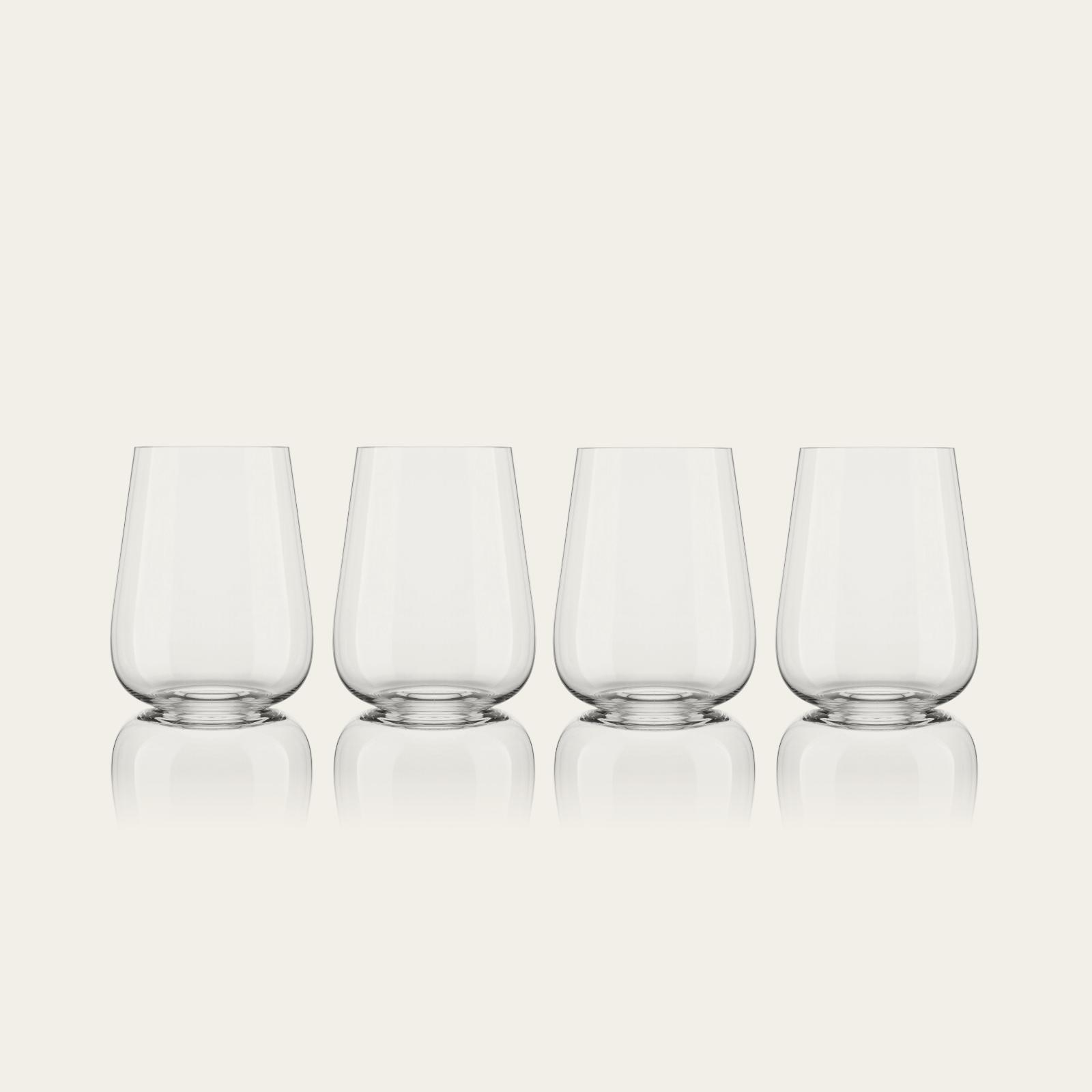 Classic Stemless Wine Glass, Set of 4 2 Classic Stemless Wine Glass, Set of 4