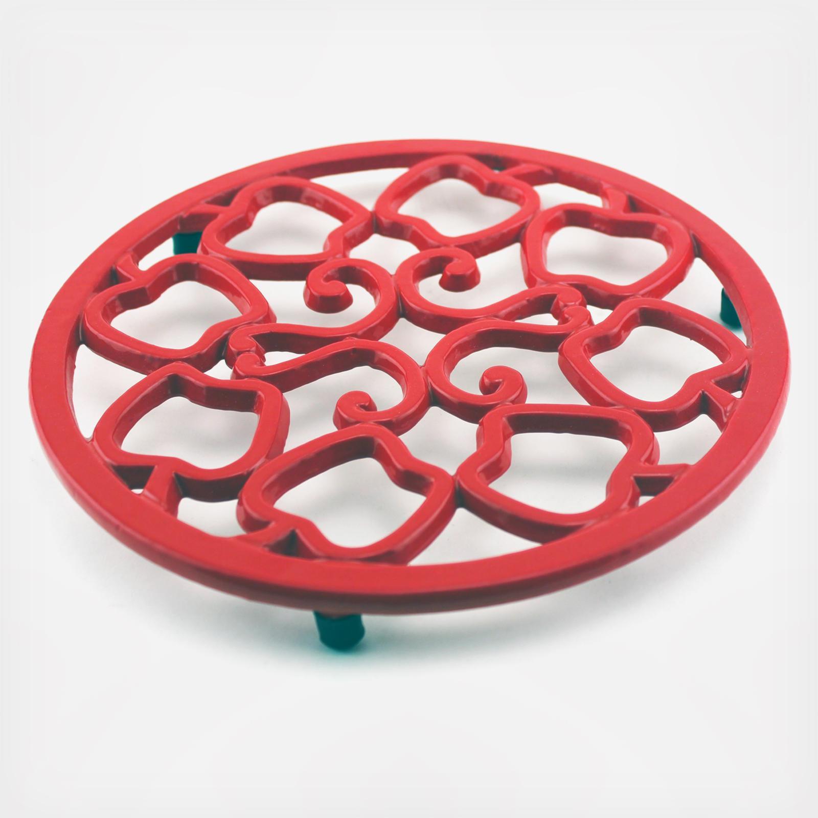 Cook&Co Cast Iron Apple Trivet 7 Cook&Co Cast Iron Apple Trivet