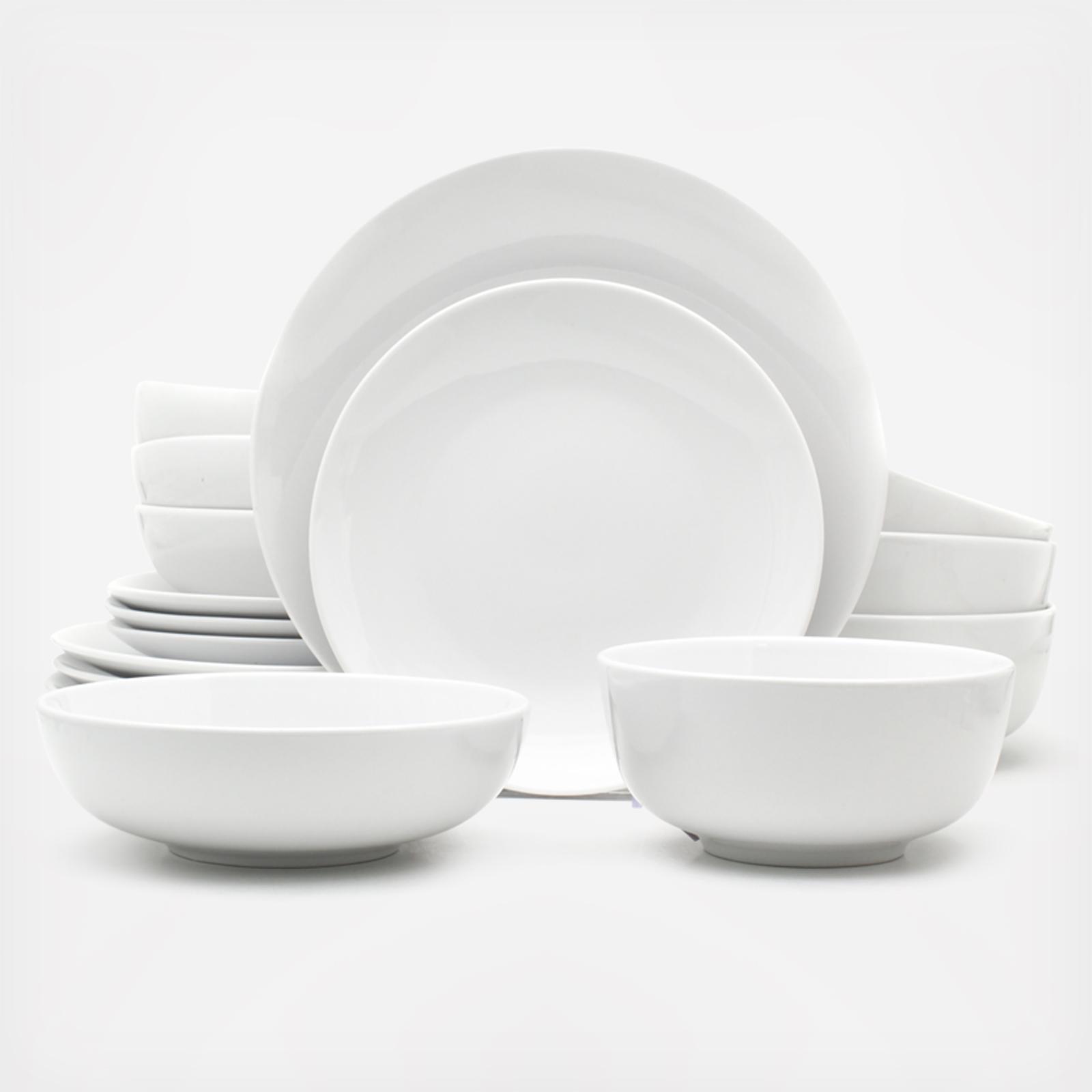 Essential 16-Piece Dinnerware Set, Service for 4 4 Essential 16-Piece Dinnerware Set, Service for 4