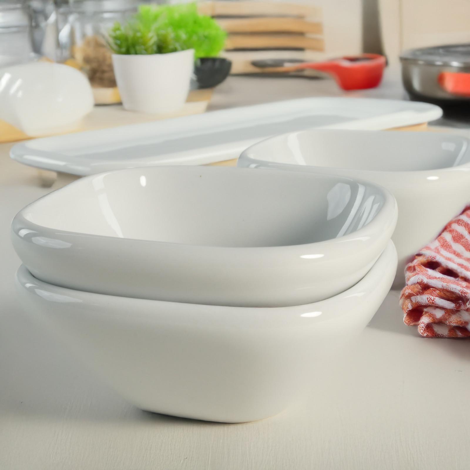 Impulse 4-Piece Dip Bowl & Tray Set 6 Impulse 4-Piece Dip Bowl & Tray Set
