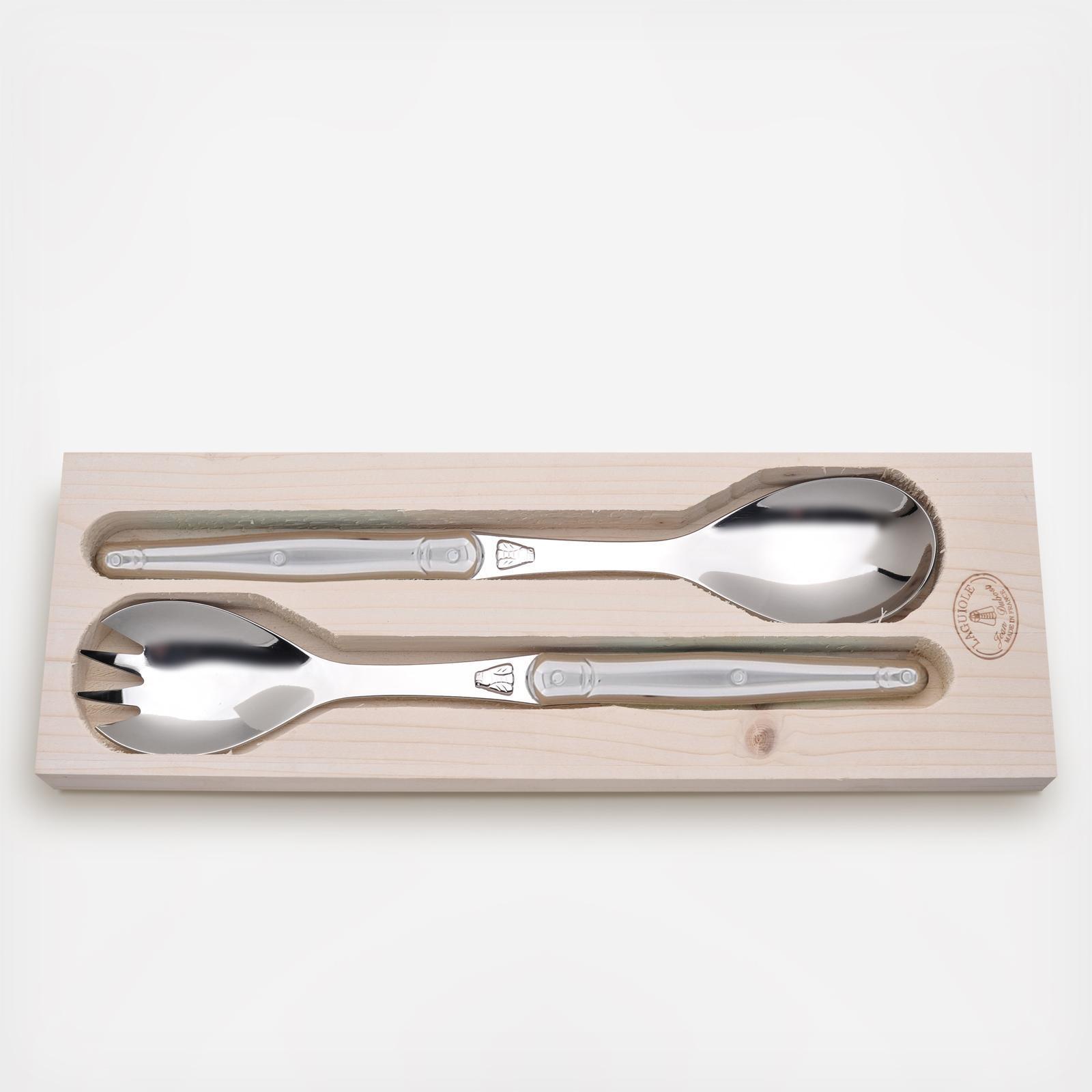 Laguiole Stainless Salad Servers 17 Laguiole Stainless Salad Servers