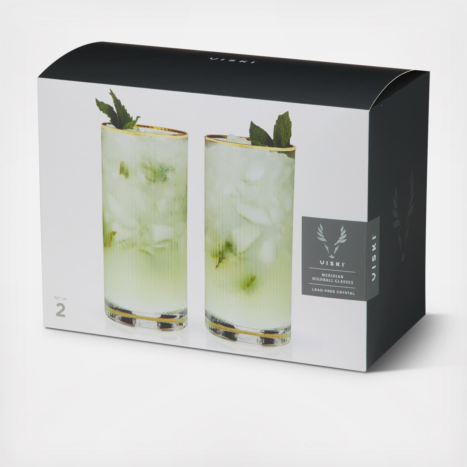 Meridian Highball Glass, Set of 2 3 Meridian Highball Glass, Set of 2