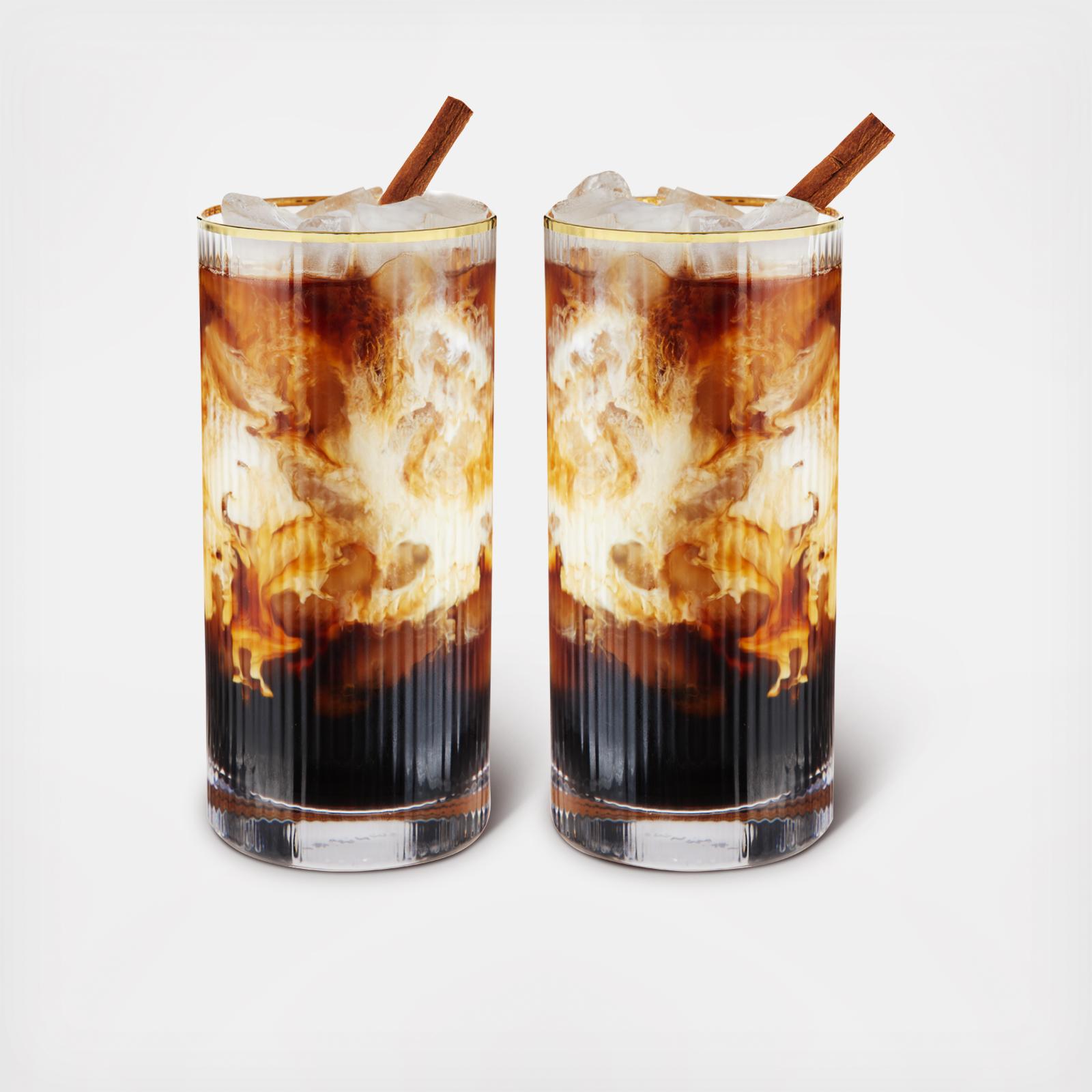 Meridian Highball Glass, Set of 2 4 Meridian Highball Glass, Set of 2