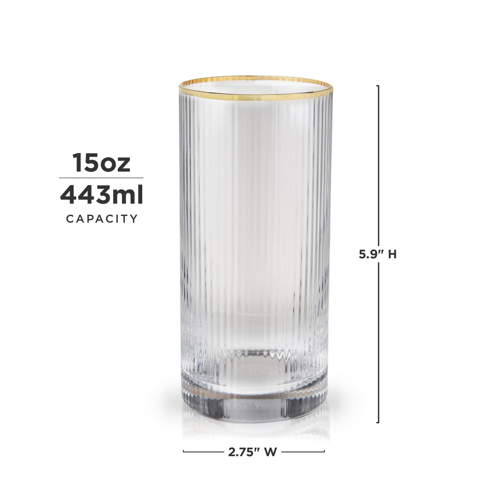 Meridian Highball Glass, Set of 2 8 Meridian Highball Glass, Set of 2