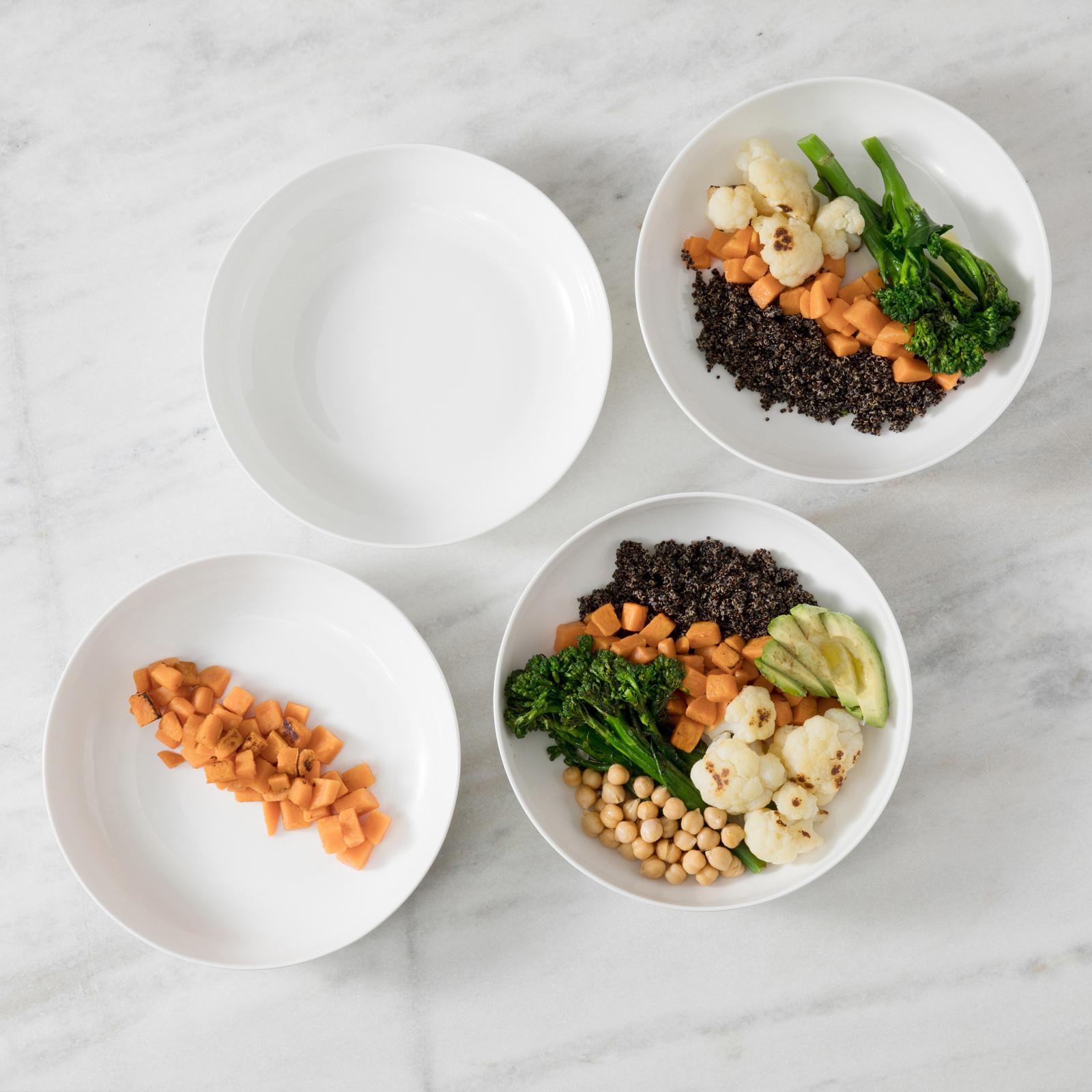 Modern Coupe Pasta Bowl, Set of 4 1 Modern Coupe Pasta Bowl, Set of 4