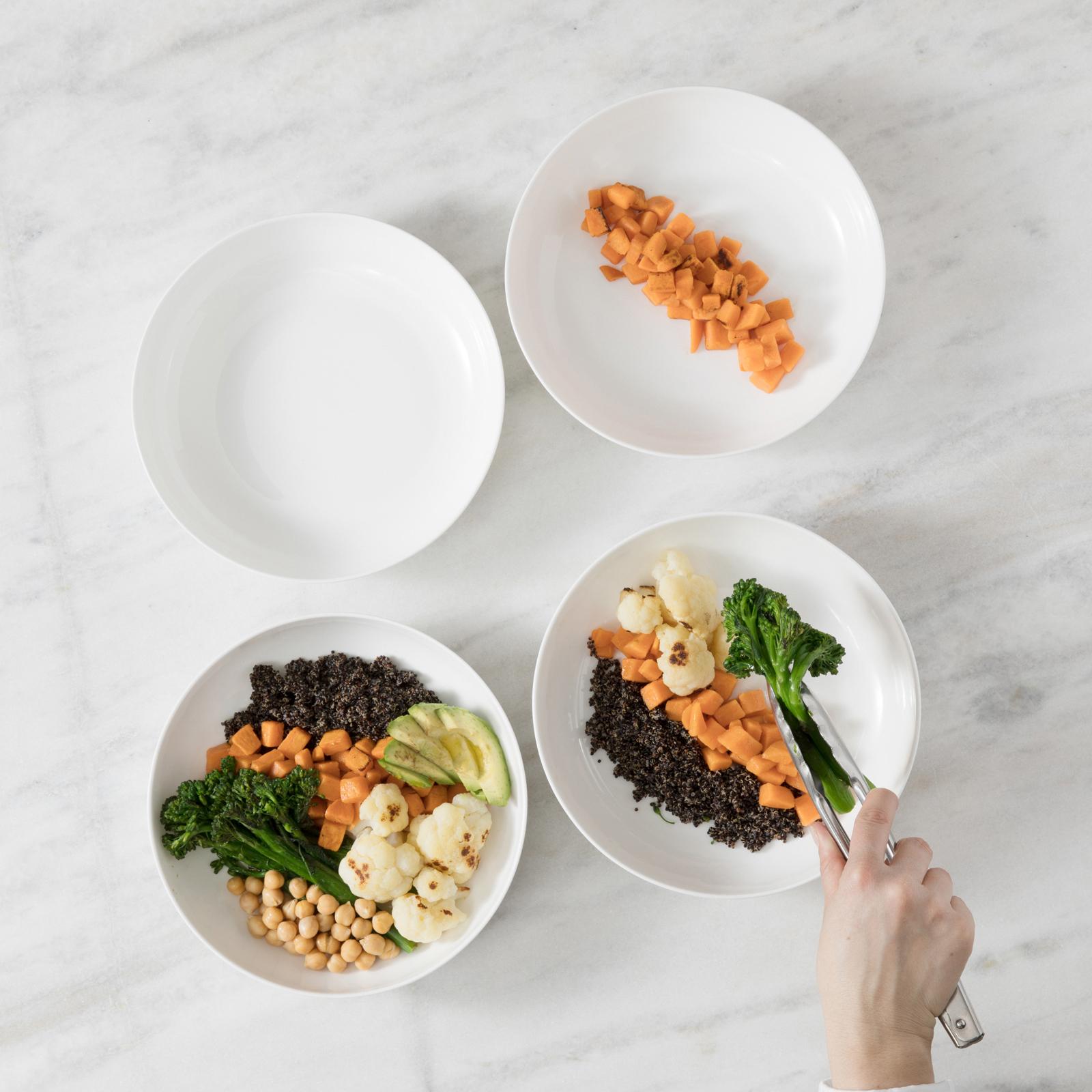 Modern Coupe Pasta Bowl, Set of 4 3 Modern Coupe Pasta Bowl, Set of 4