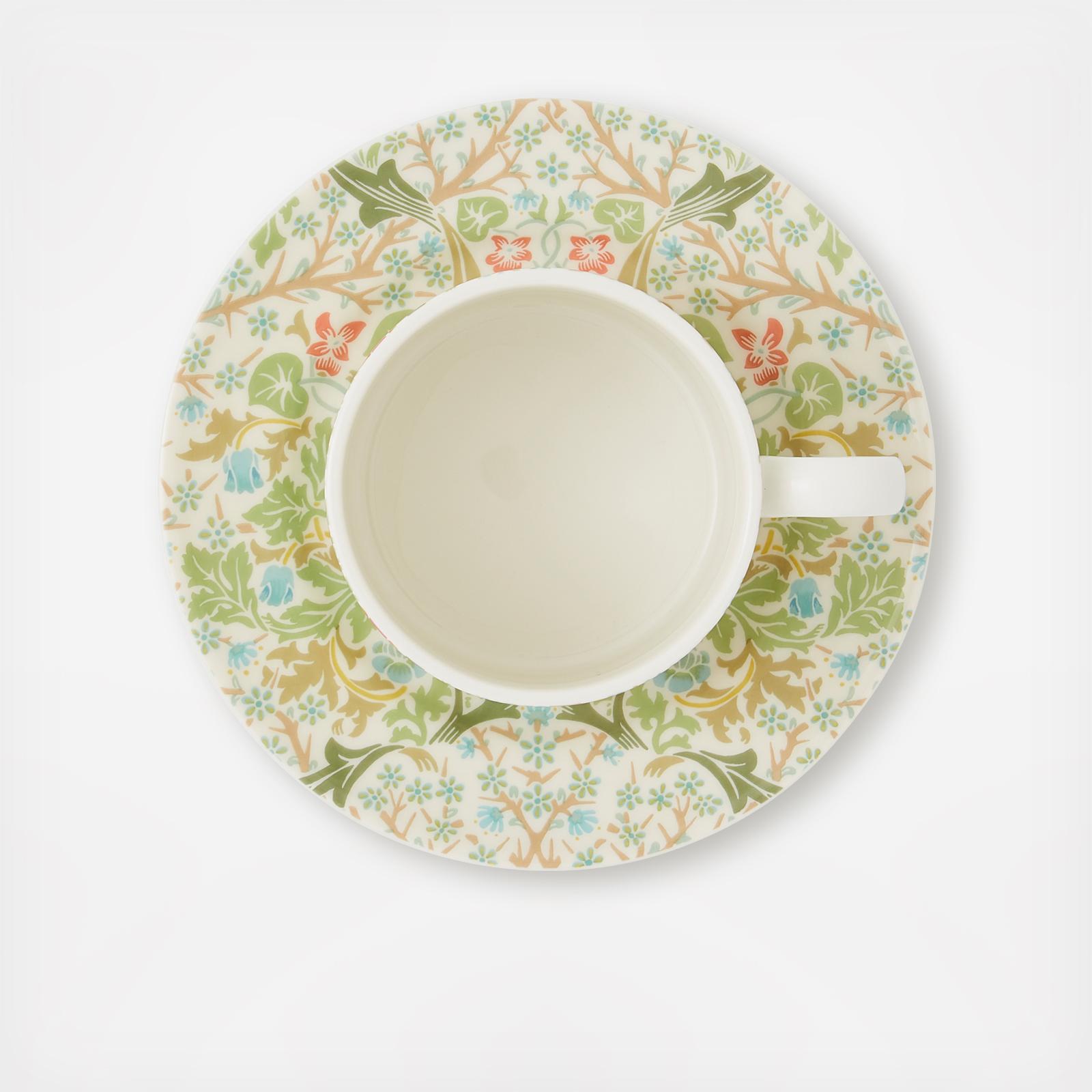 Morris & Co. Teacup & Saucer Set 3 Morris & Co. Teacup & Saucer Set