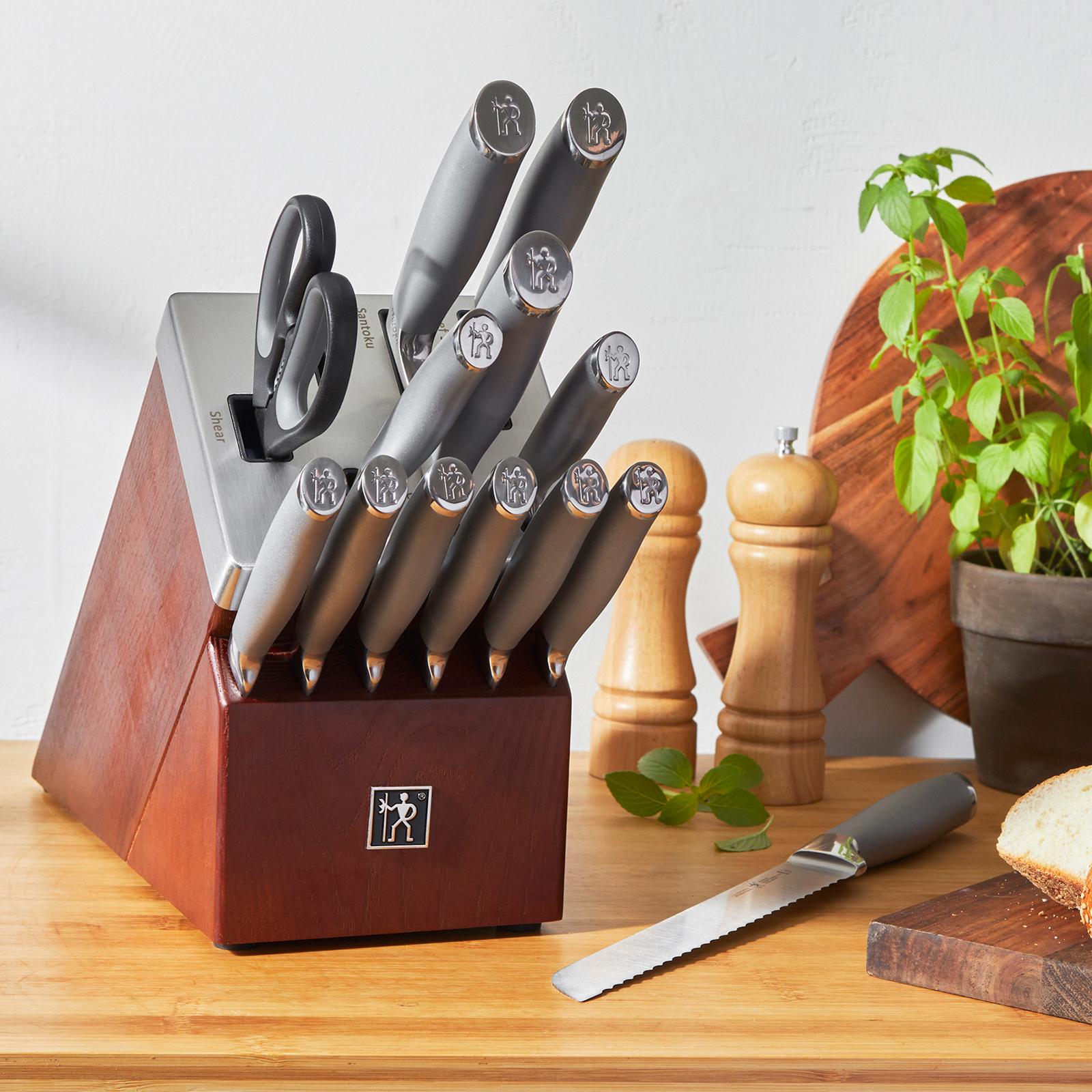 Modernist 14-Piece Self-Sharpening Knife Block Set 1 Modernist 14-Piece Self-Sharpening Knife Block Set
