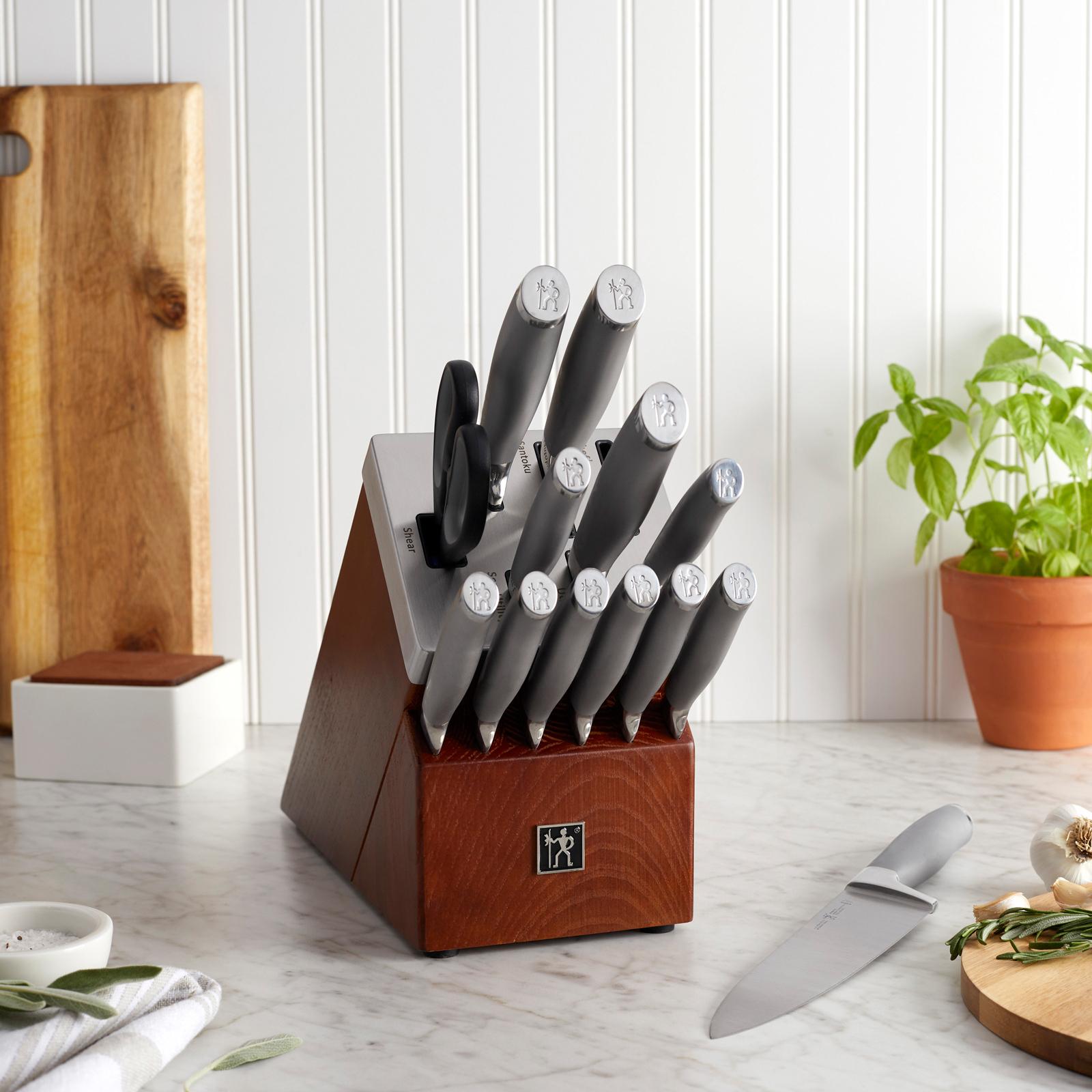 Modernist 14-Piece Self-Sharpening Knife Block Set 4 Modernist 14-Piece Self-Sharpening Knife Block Set