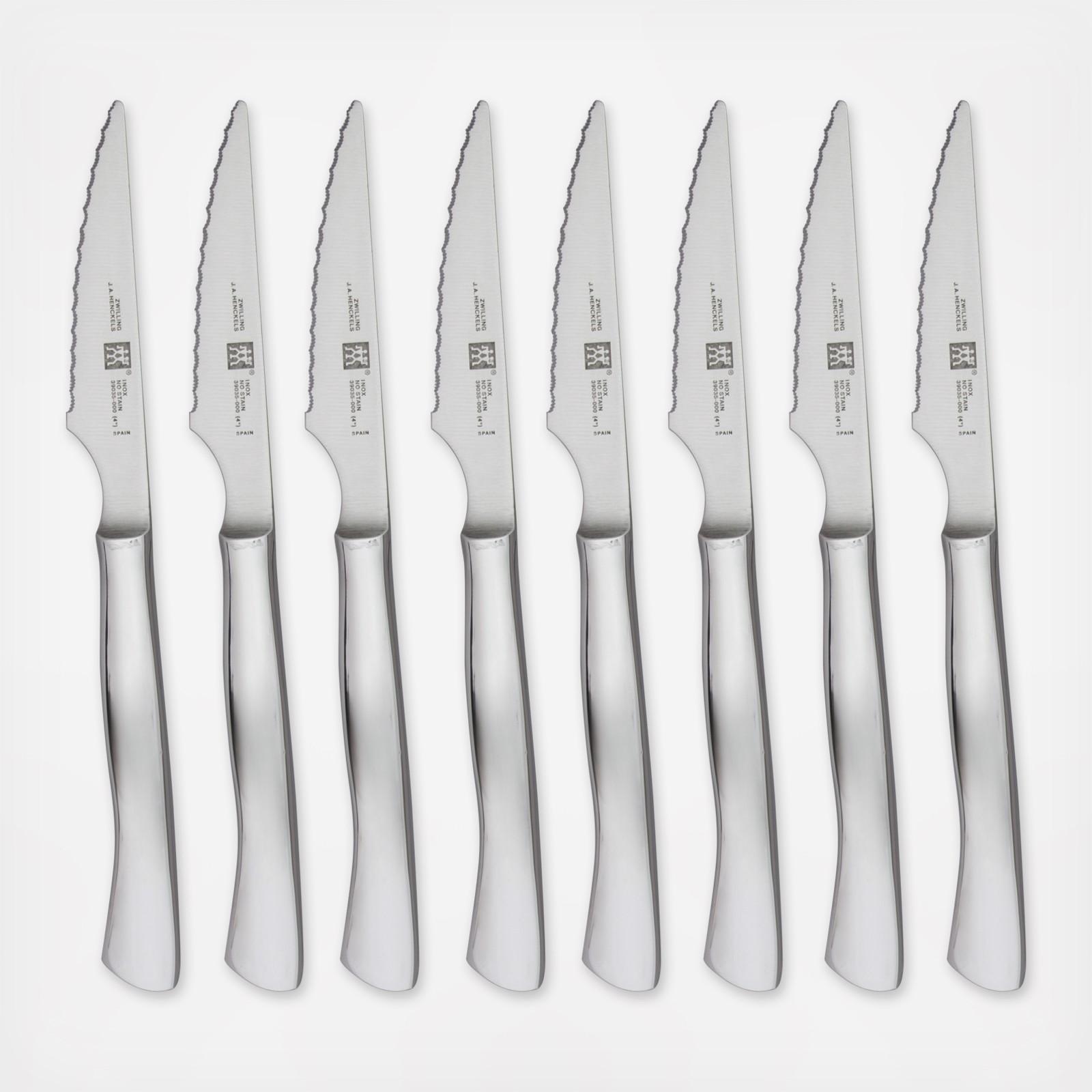 Stainless Serrated 8-Piece Steak Knife Set 2 Stainless Serrated 8-Piece Steak Knife Set