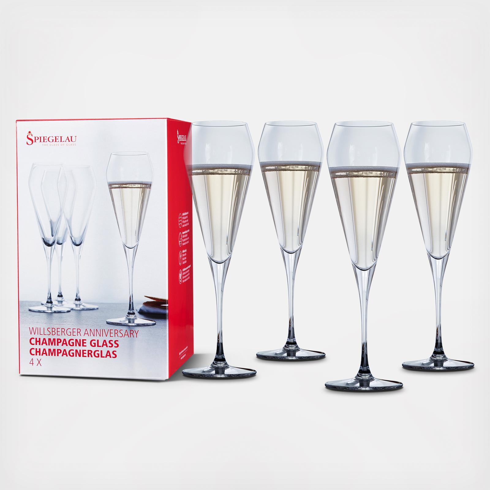 Willsberger Champagne Flute, Set of 4 3 Willsberger Champagne Flute, Set of 4