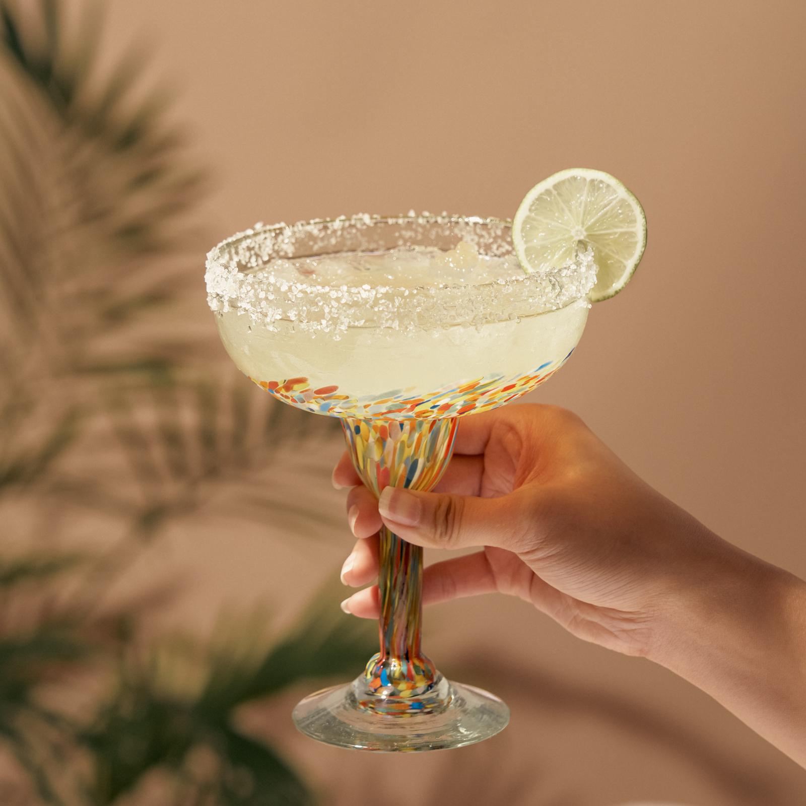Artistico Recycled Margarita Glass, Set of 2 4 Artistico Recycled Margarita Glass, Set of 2