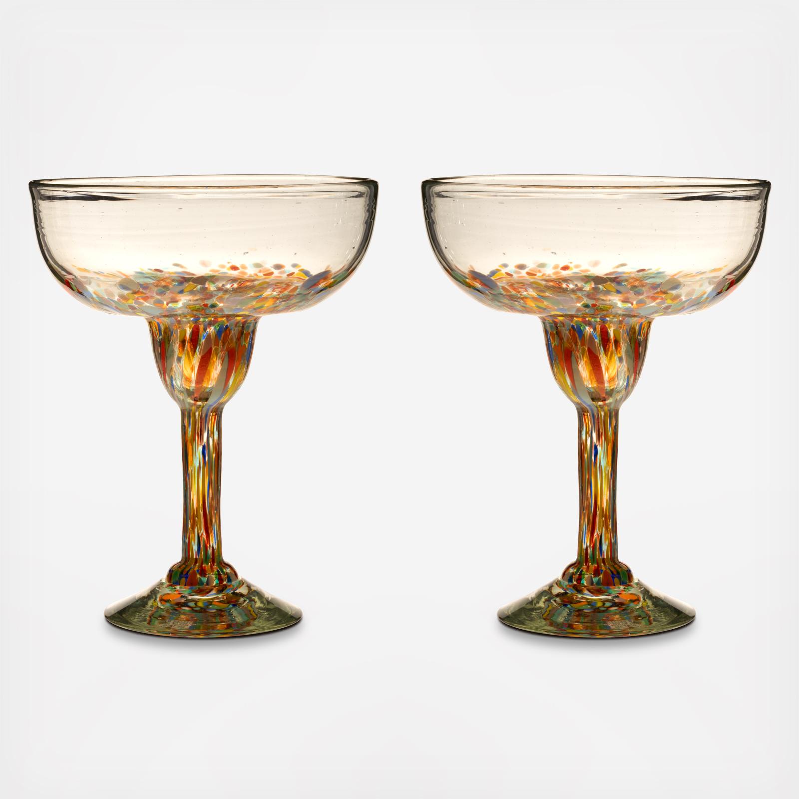 Artistico Recycled Margarita Glass, Set of 2 5 Artistico Recycled Margarita Glass, Set of 2