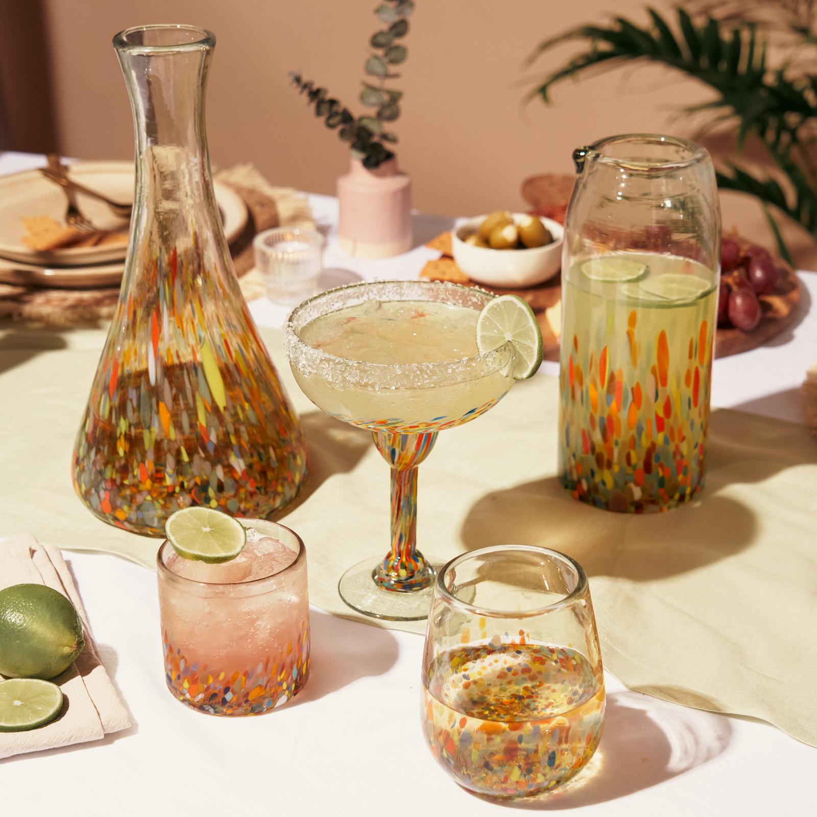 Artistico Recycled Margarita Glass, Set of 2 7 Artistico Recycled Margarita Glass, Set of 2