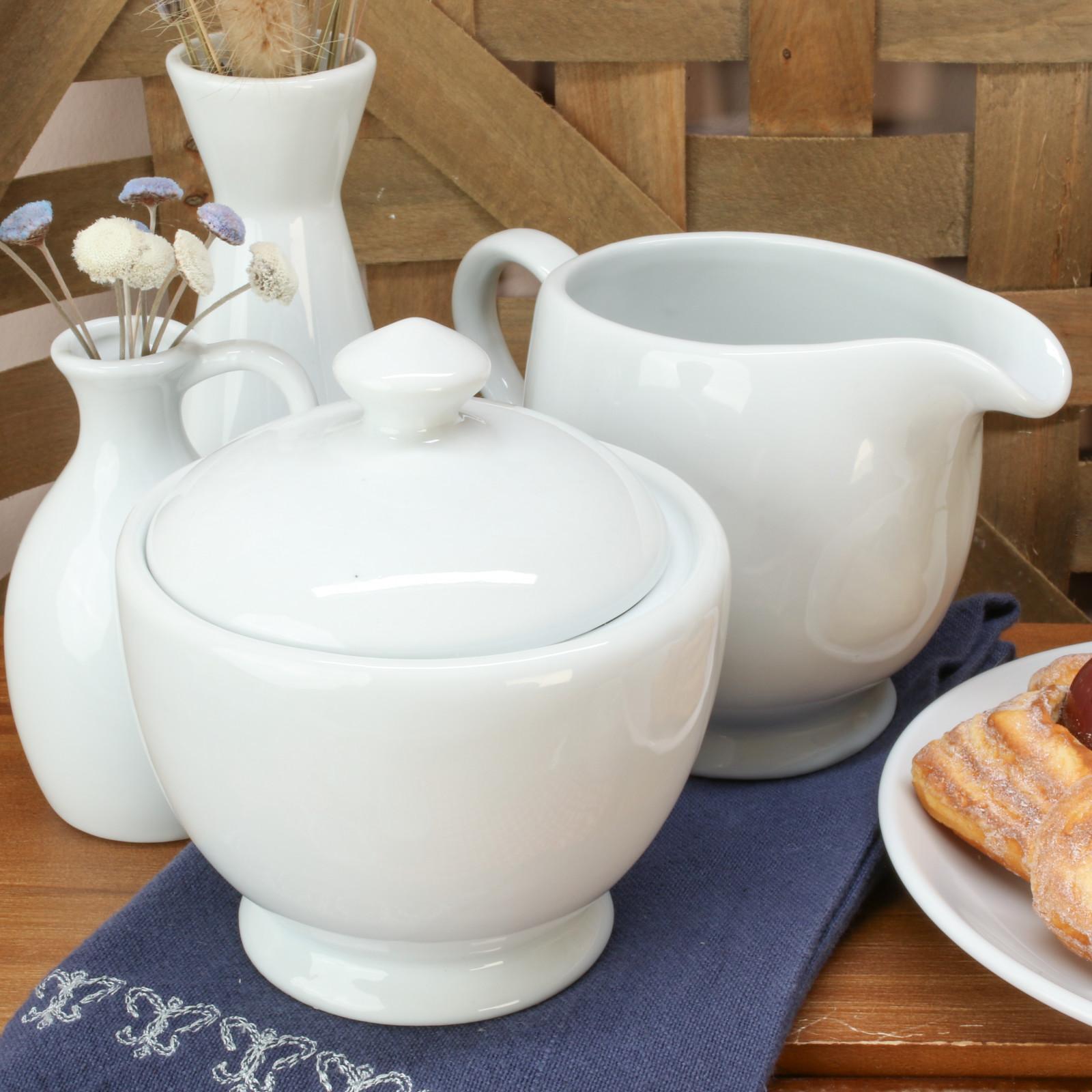 Bistro 2-Piece Sugar Bowl & Creamer Set 4 Bistro 2-Piece Sugar Bowl & Creamer Set
