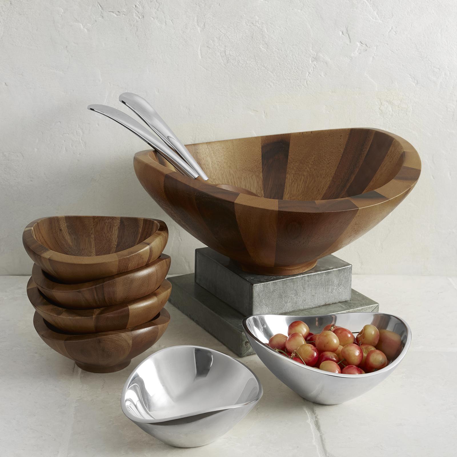 Butterfly Salad Bowl with Servers