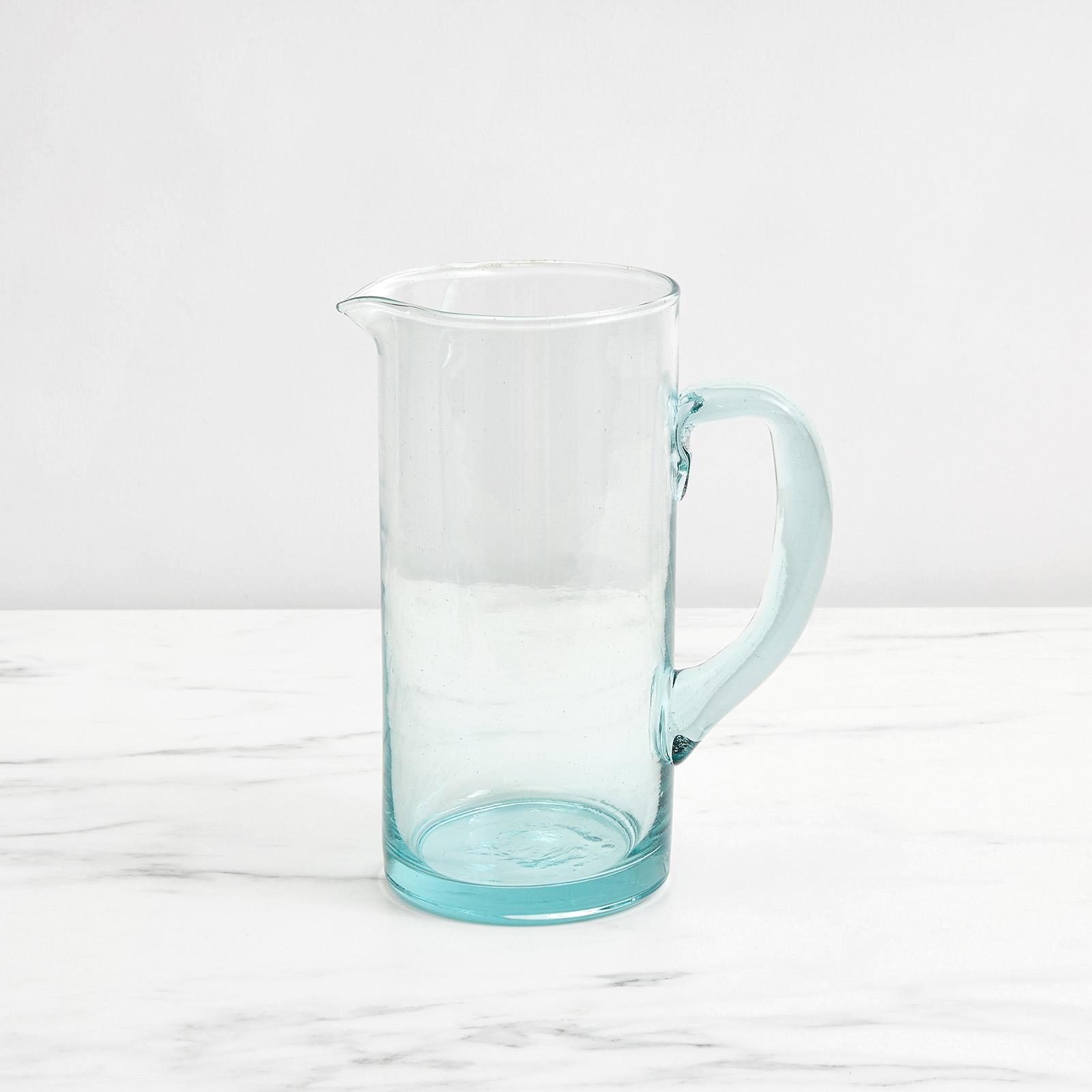 Capri Recycled Glass Pitcher 13 Capri Recycled Glass Pitcher